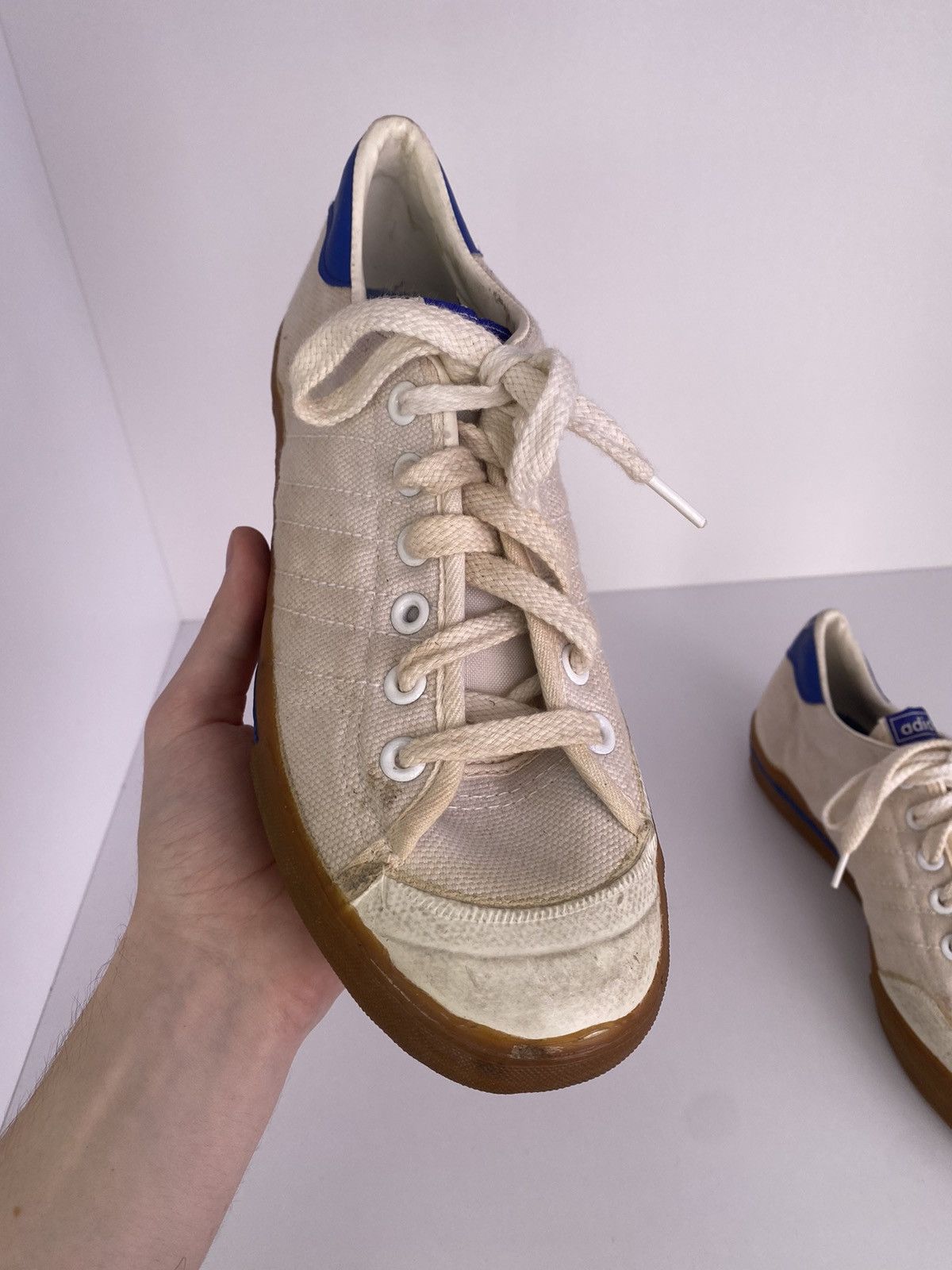 Adidas × Vintage Vintage 70s Adidas Ultra Court Tennis Shoes Sneakers Grunge Size US 7.5 / EU 40-41 - 7 Thumbnail