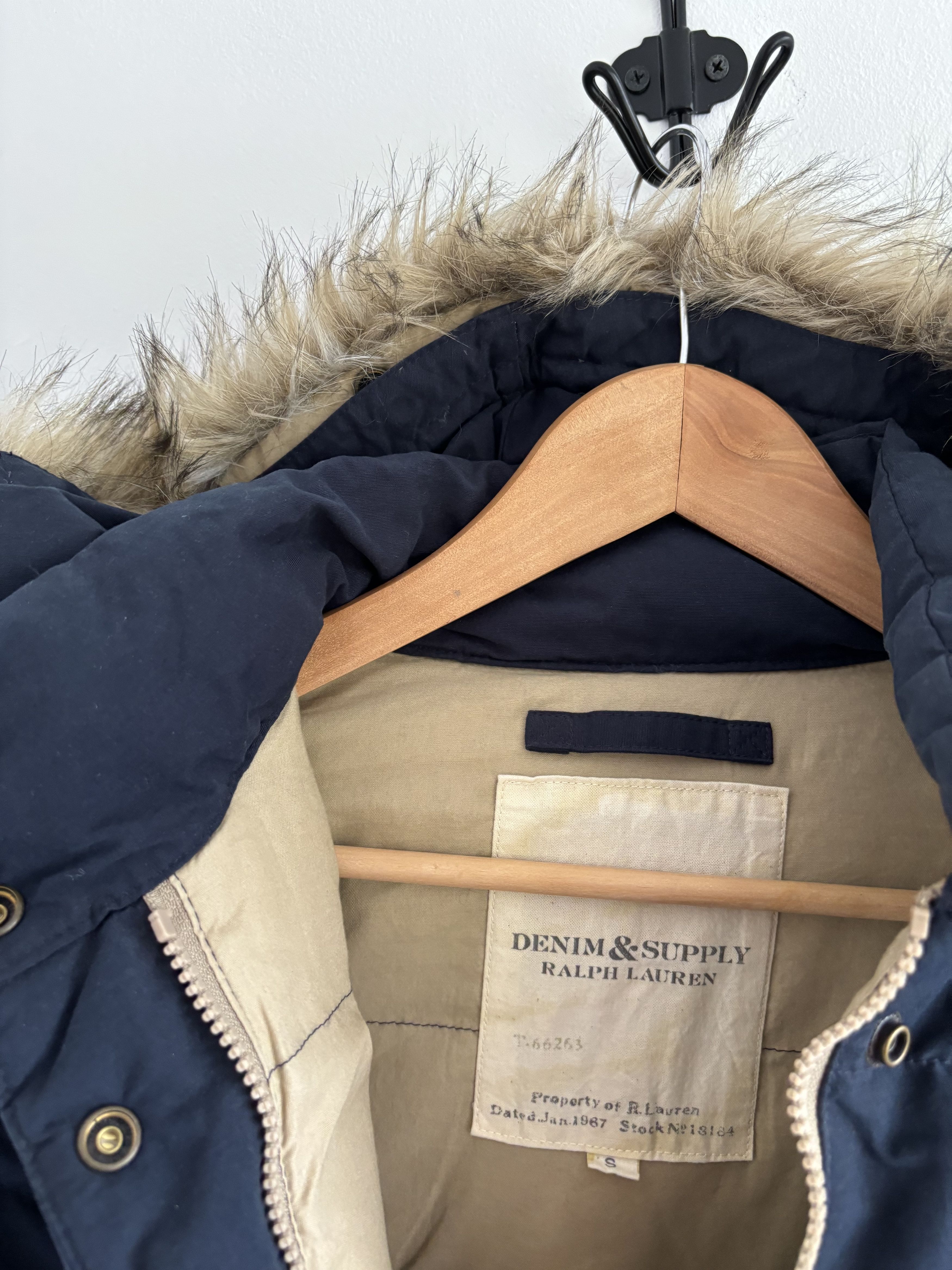 Polo Ralph Lauren Ralph Lauren Denim Supply Fur 650 Down Parka Jacket Washed Size S / US 4 / IT 40 - 11 Thumbnail