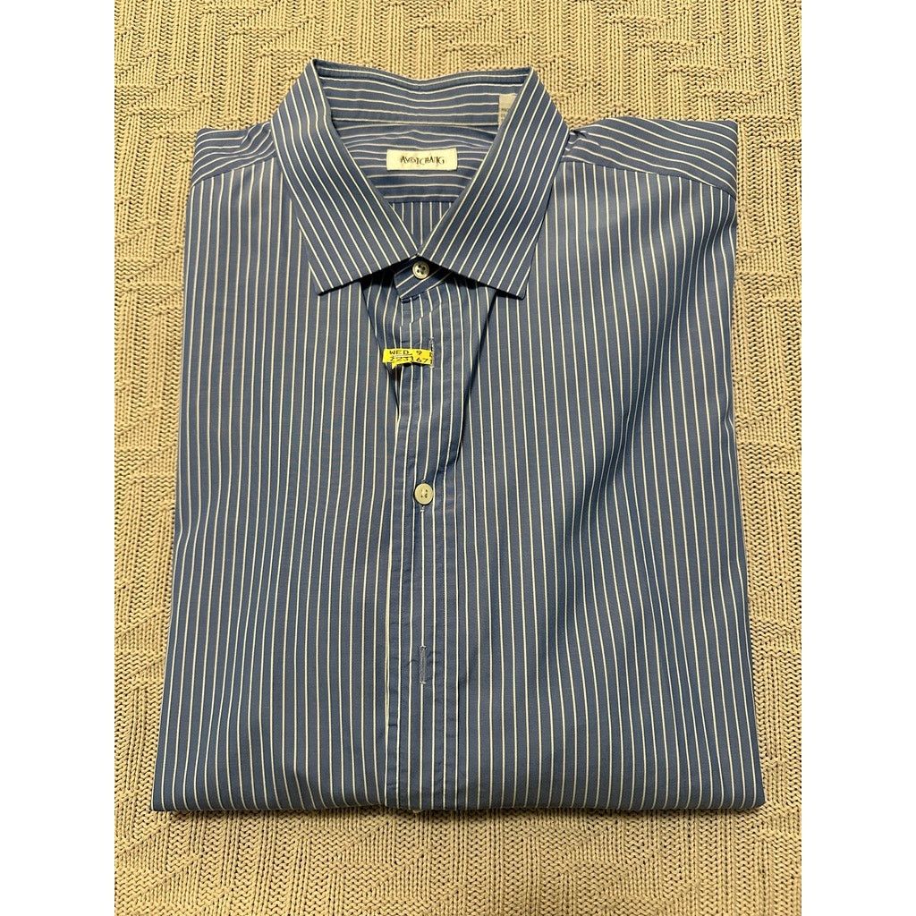 Ascot Chang Ascot Chang blue striped button down size L Size US L / EU 52-54 / 3 - 1 Thumbnail