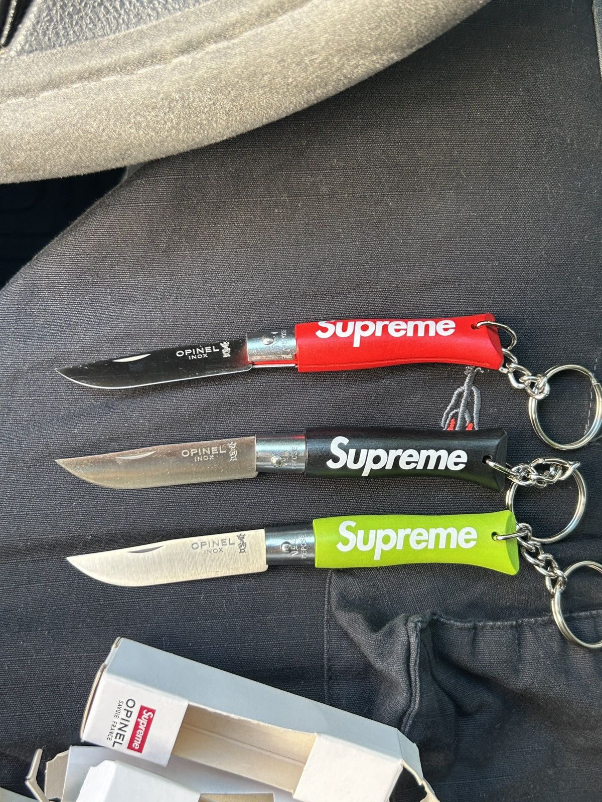 Supreme Supreme opinal folding knife keychain 3 pack Size ONE SIZE - 2 Thumbnail