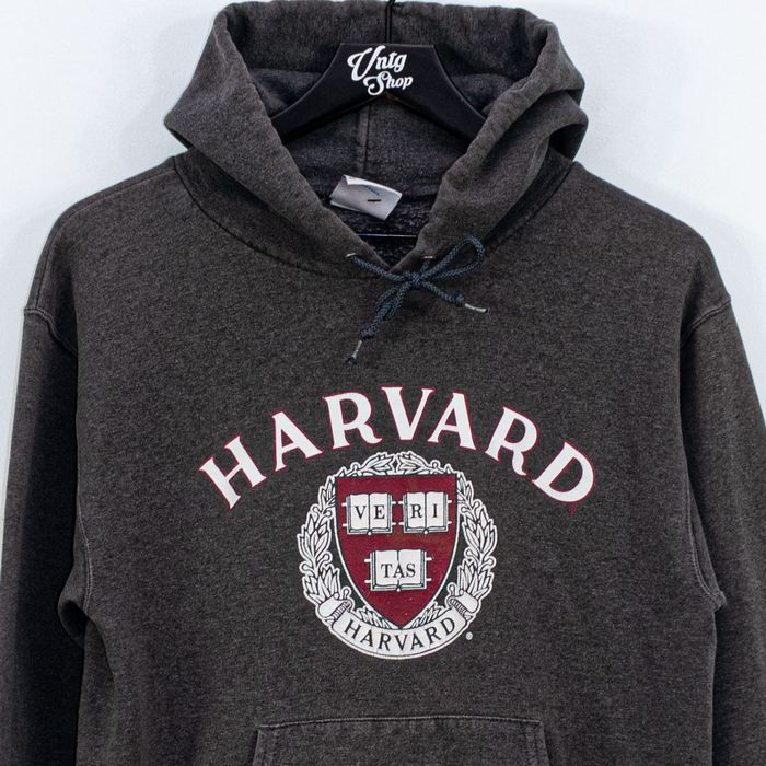 Vintage Champion Harvard University Crest Hoodie Sweatshirt Y2k Grailed