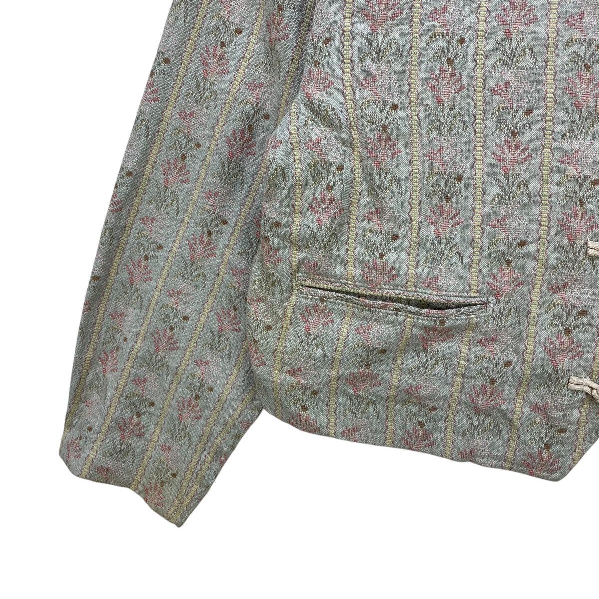 Japanese Brand × Yohji Yamamoto 💥 Vintage Simple Life Fullprint Cropped Chinese Button Size M / US 6-8 / IT 42-44 - 4 Thumbnail
