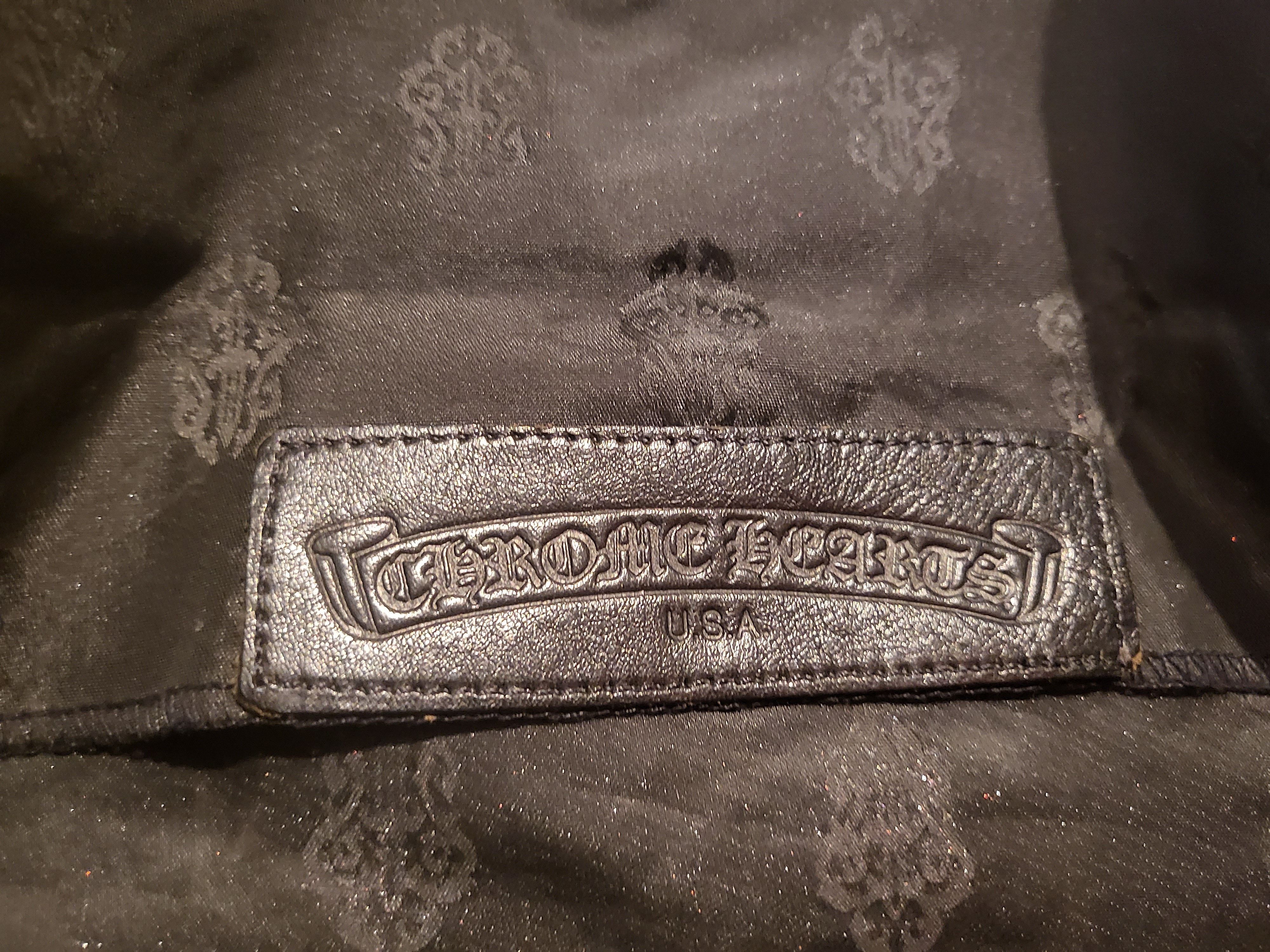 Chrome Hearts Chrome Hearts Dust Bag Silk Nylon Sterling Button Size ONE SIZE - 4 Thumbnail