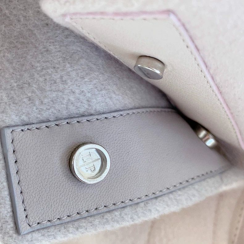 Loro Piana LORO PIANA Pink and gray double-faced cashmere coat Size M / US 6-8 / IT 42-44 - 6 Thumbnail