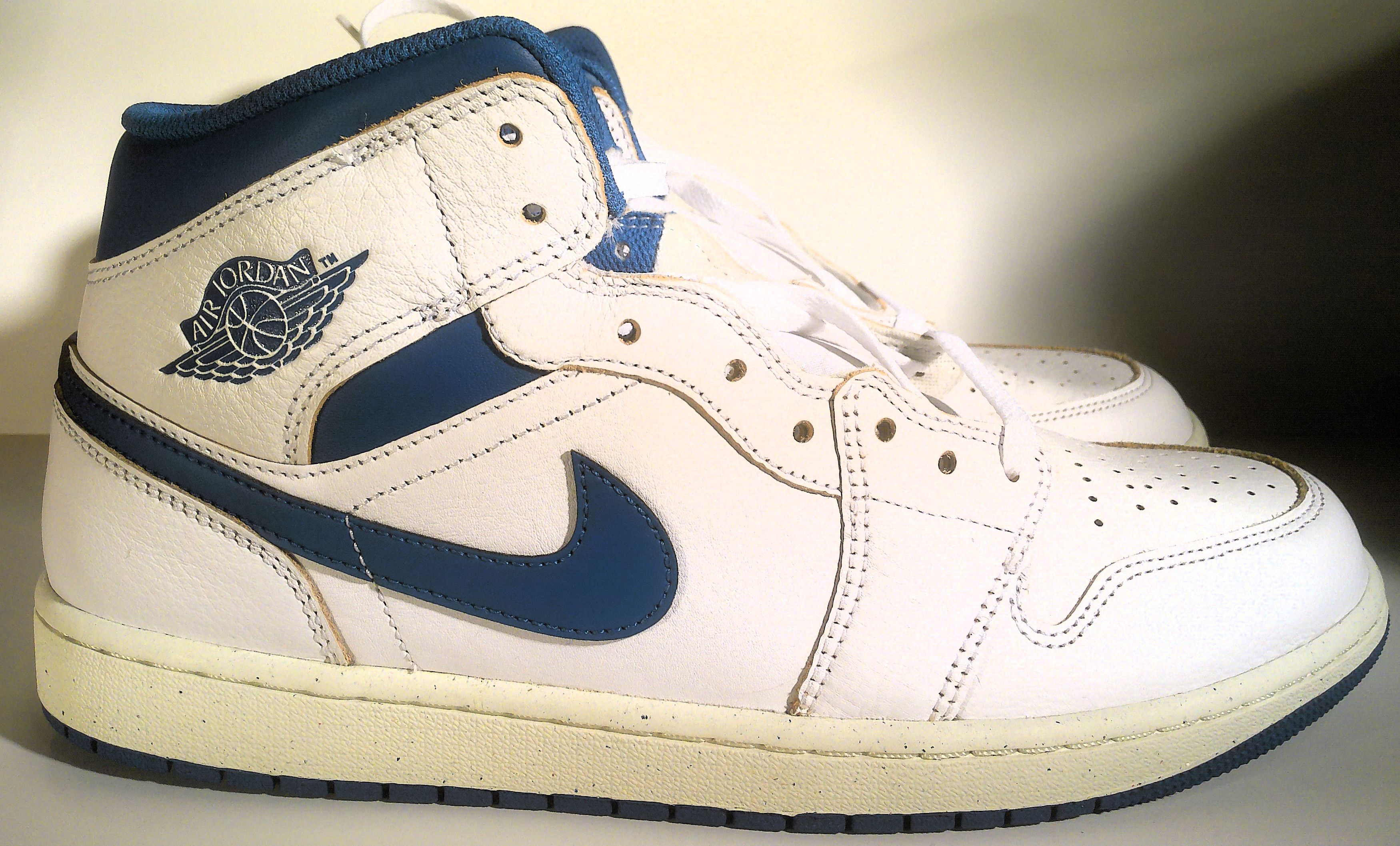 Nike Air Jordan 1 Mid Industrial Blue, Size 11.5, NEW IN BOX Size US 11.5 / EU 44-45 - 1 Thumbnail