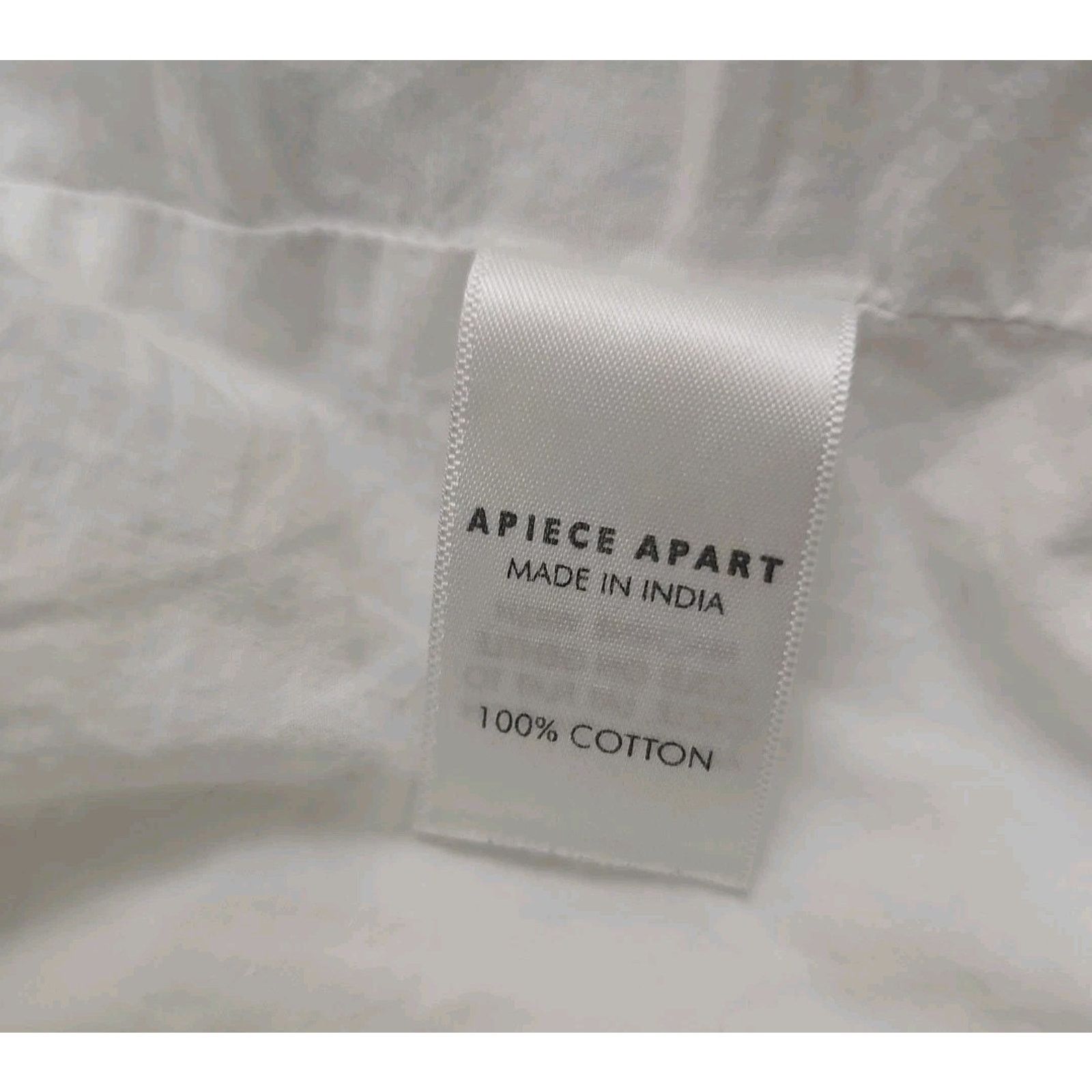 Apiece Apart Apiece Apart Anna Maxi Dress Tiered White Cotton Size 8 Size M / US 6-8 / IT 42-44 - 7 Thumbnail
