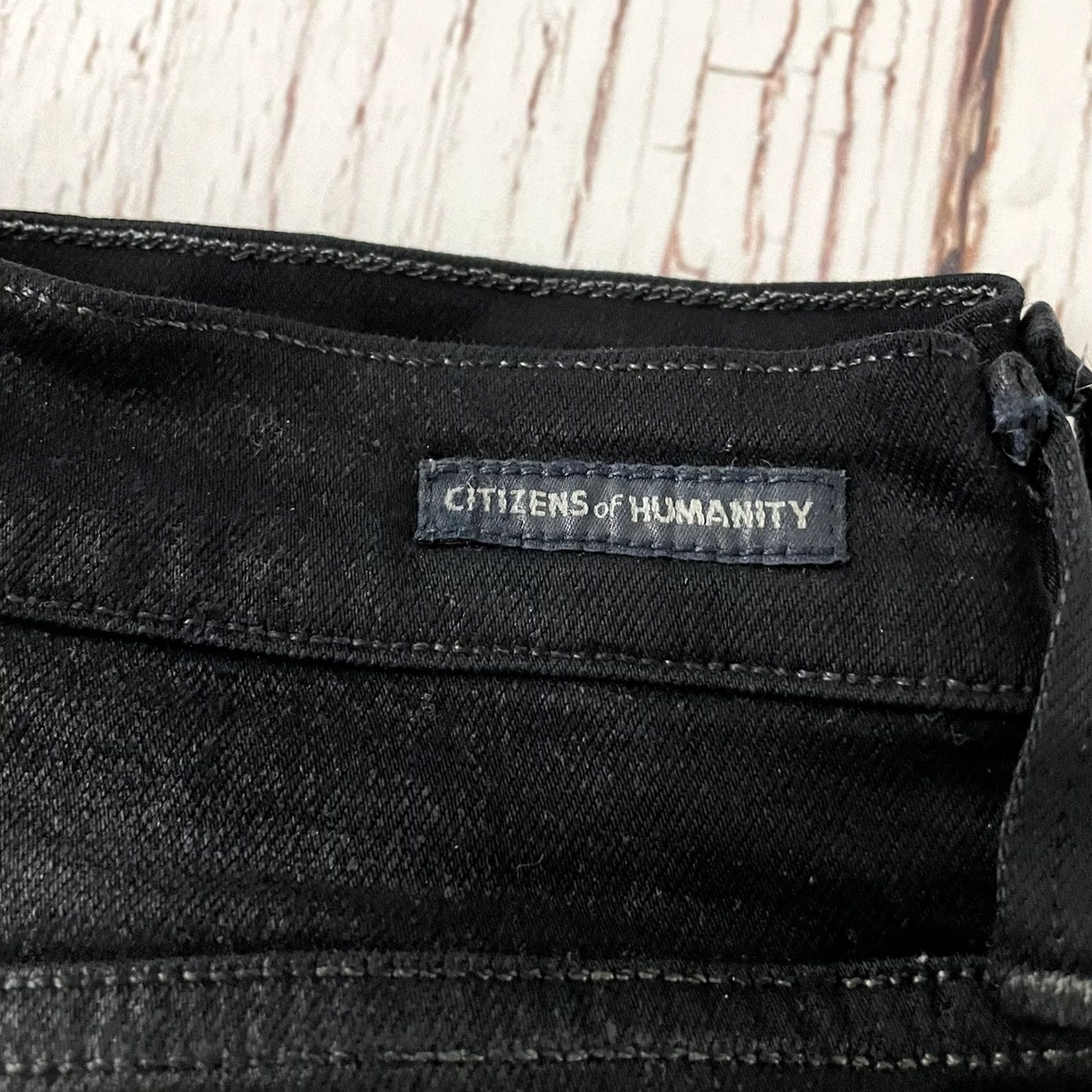 Citizens Of Humanity Citizens of Humanity Rocket Slick High Rise Skinny Jeans Women's 28 Black Wash Slim Jeans Adult Women Size 28" / US 6 / IT 42 - 2 Thumbnail