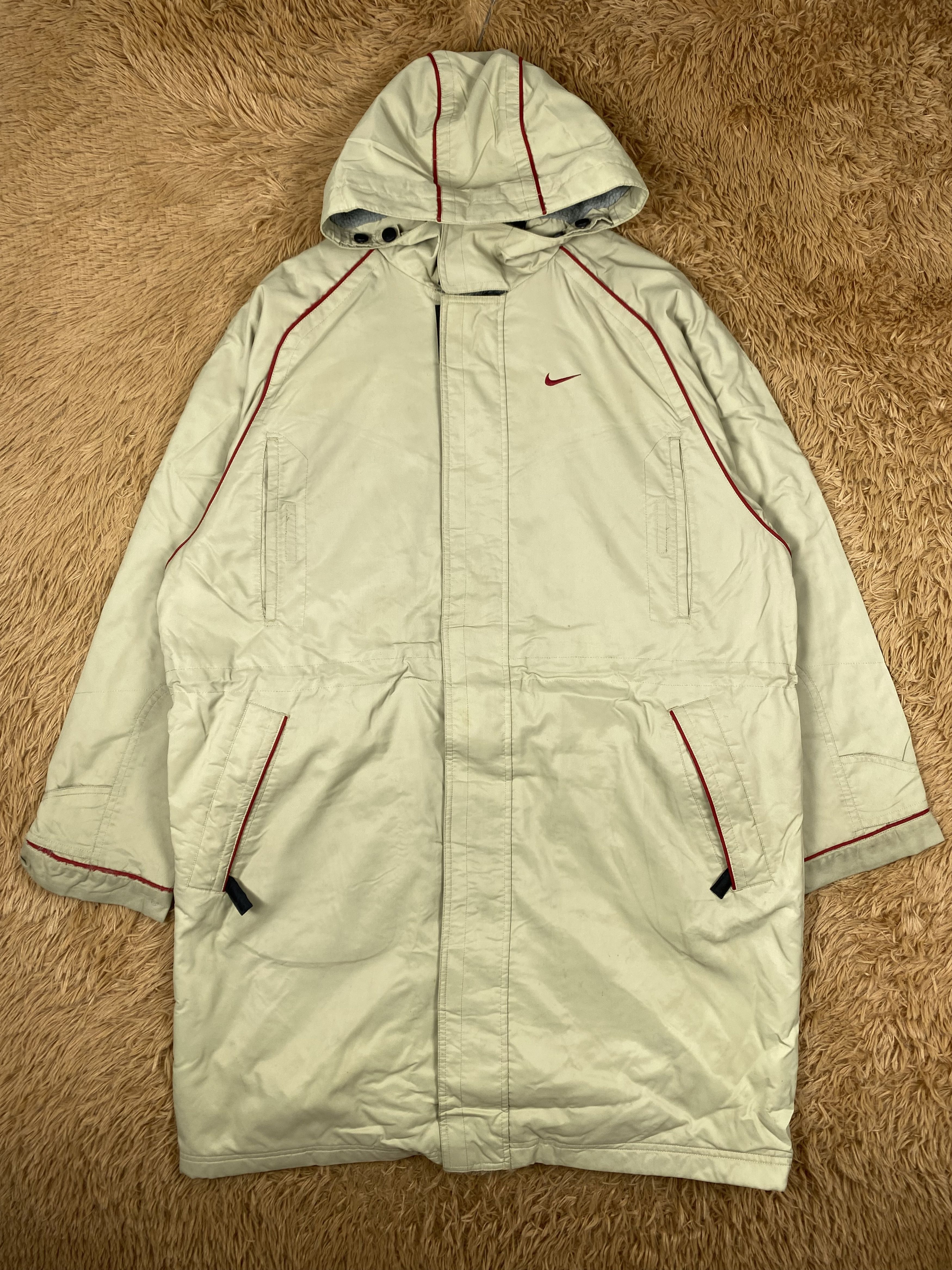 Nike Vintage Nike With Hoodie Long Jacket DJ0991 Size US M / EU 48-50 / 2 - 1 Thumbnail