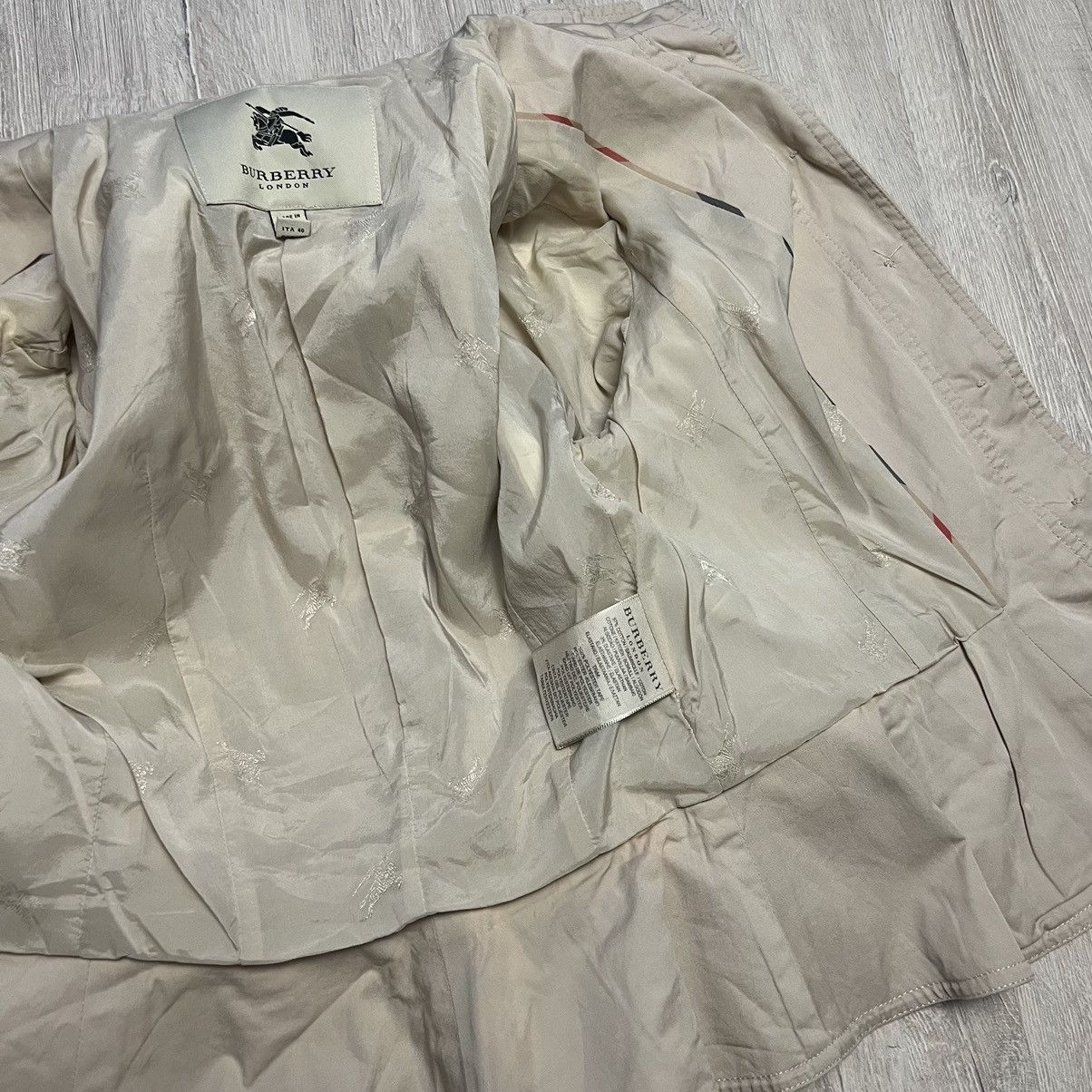 Burberry × Vintage Burberry blazer jacket Size S / US 4 / IT 40 - 5 Thumbnail