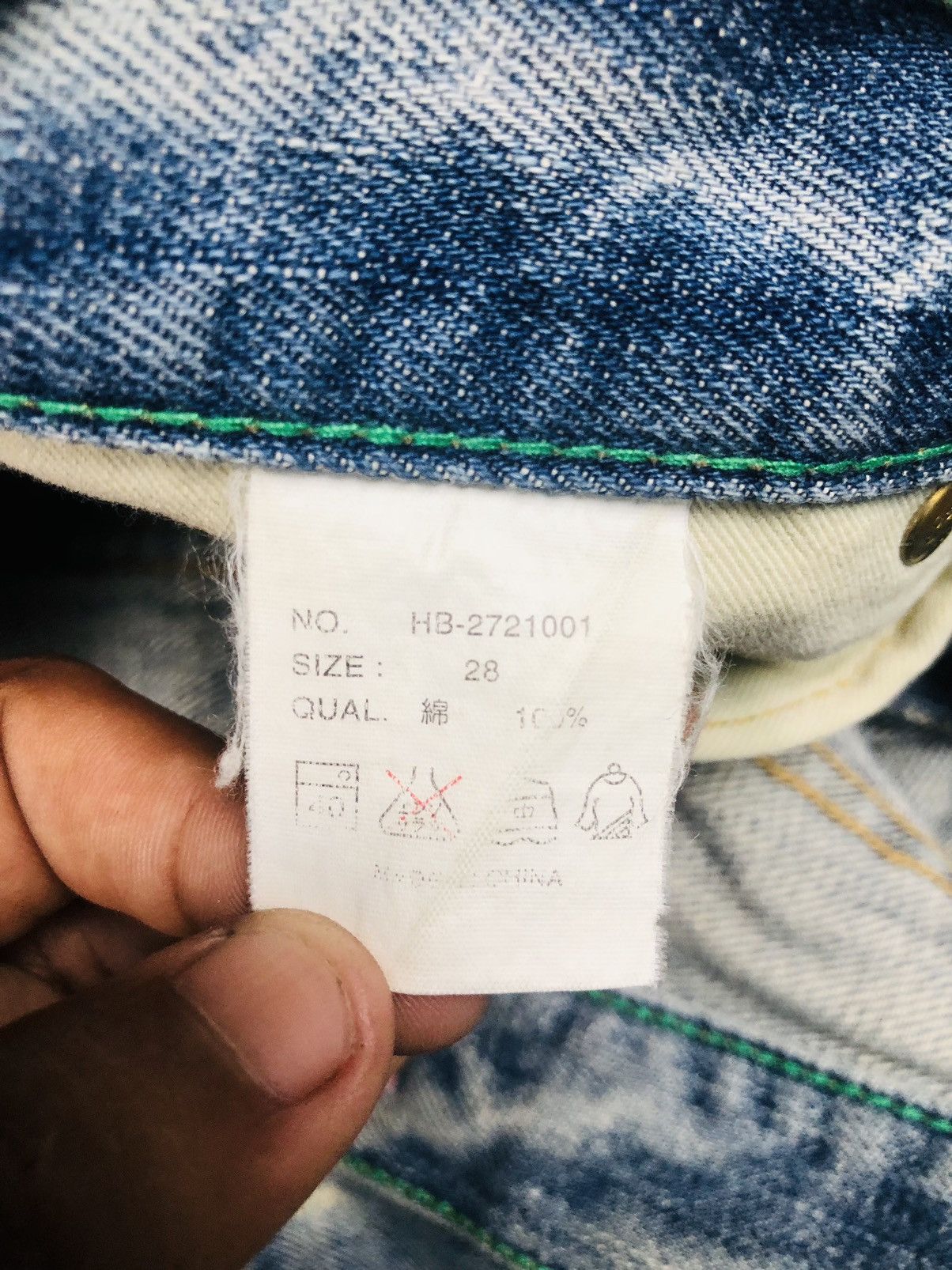 Le Grande Bleu (L.G.B.) Harvest Boom Y2K Ripped Flare Jeans (40) Size 28" / US 6 / IT 42 - 13 Thumbnail