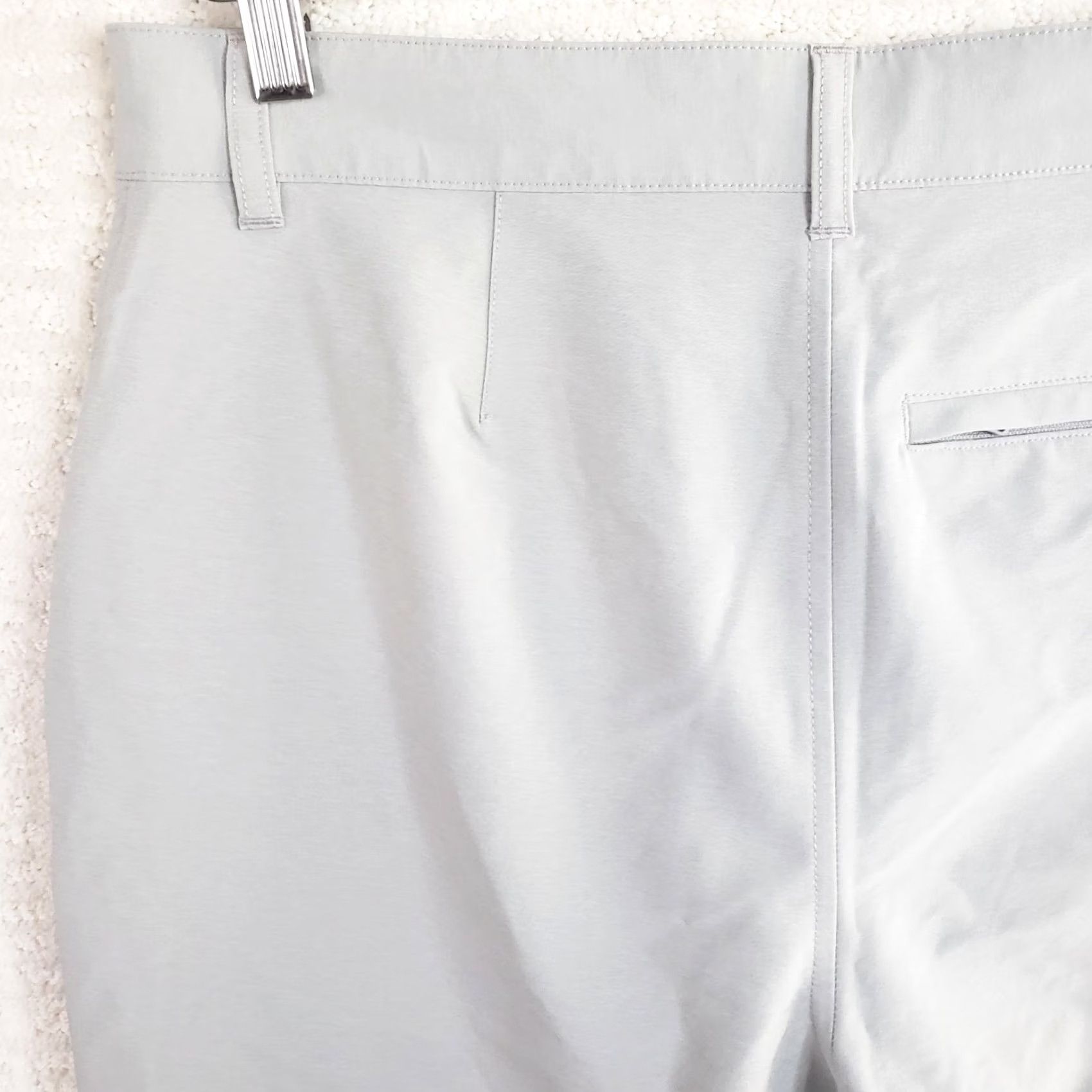 Vintage Ocean + Coast Men's Shorts Gray 32" x 9" Inseam Flat Front Chino Beach Outdoor Size US 32 / EU 48 - 6 Thumbnail