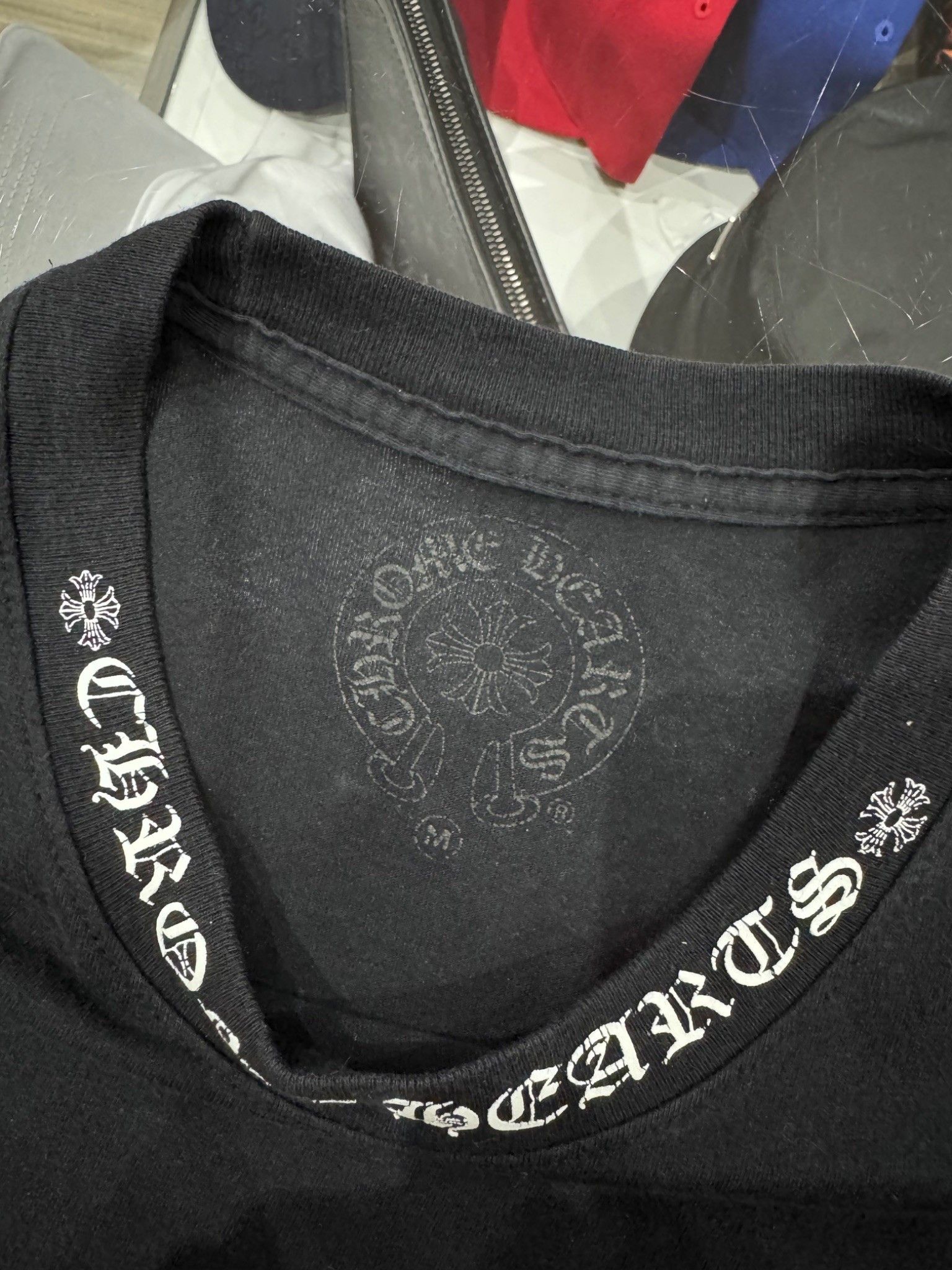 Chrome Hearts Chrome Hearts Neck Logo Shirt Black Size US M / EU 48-50 / 2 - 4 Thumbnail