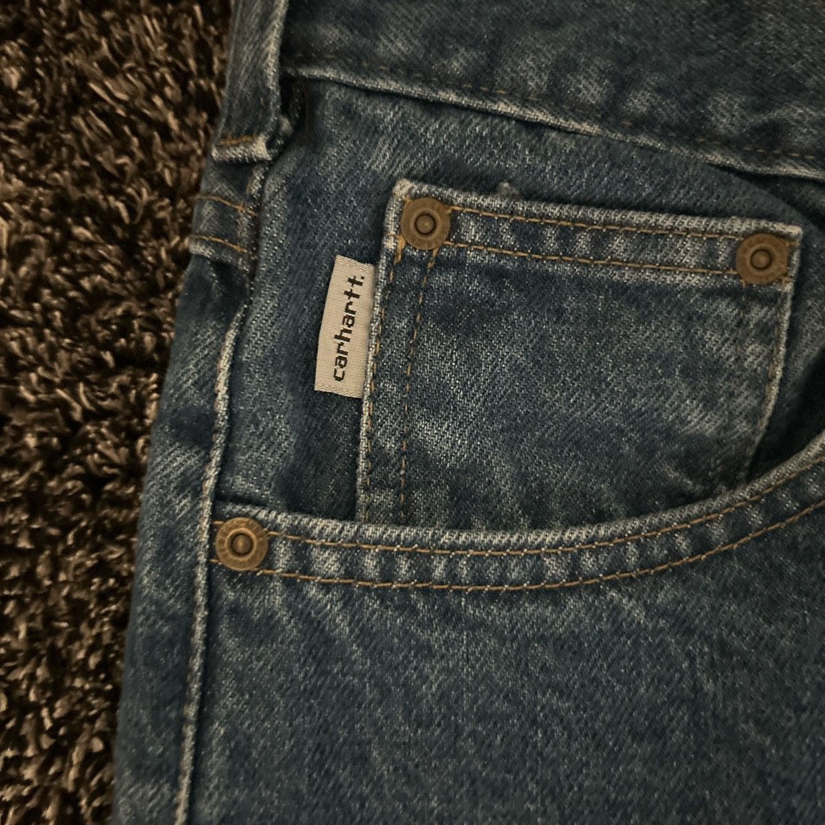 Carhartt Carhart blue jeans leather patch Size US 40 / EU 56 - 5 Thumbnail