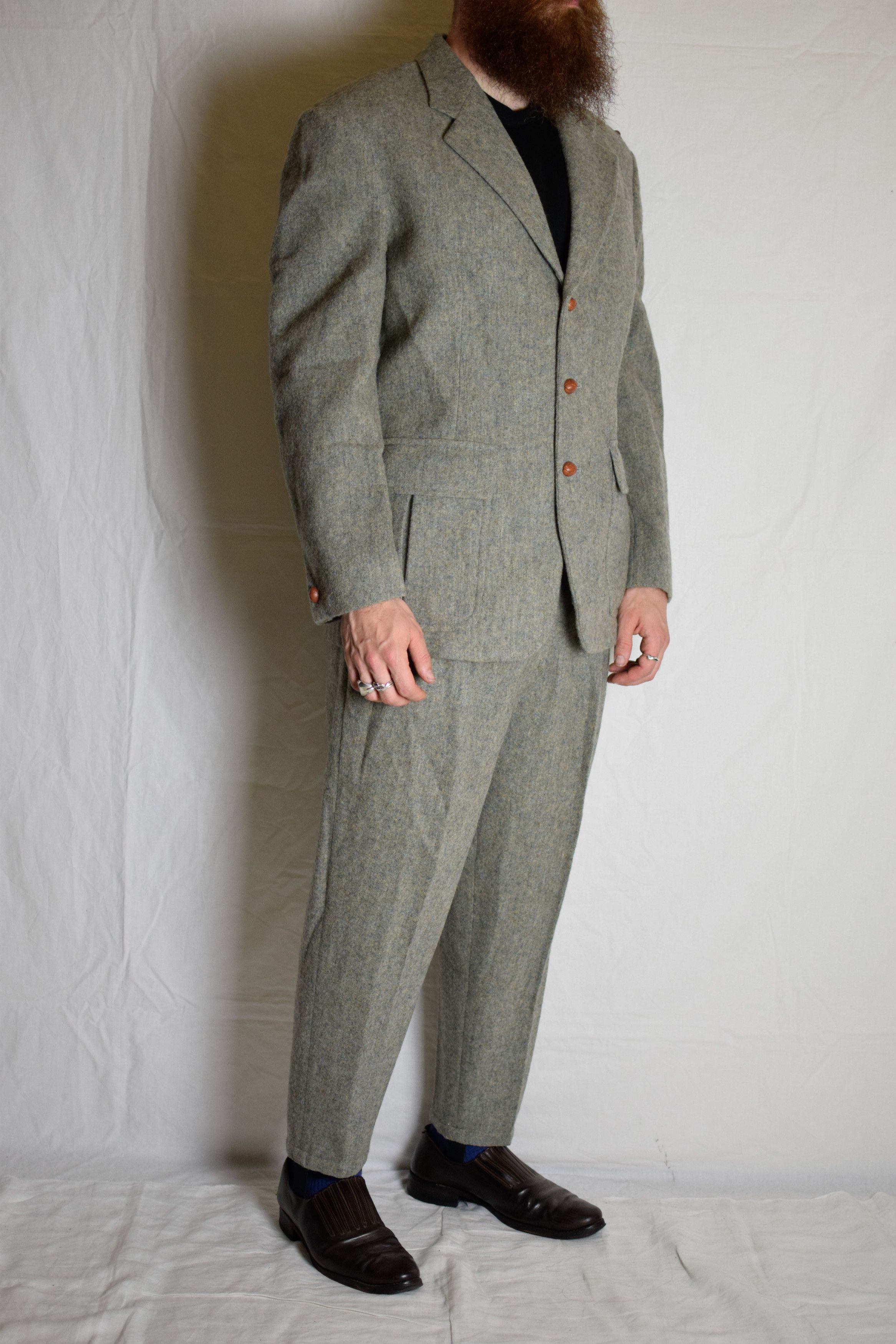 Yohji Yamamoto YYPH AW90 Archive Wool Suit Size 50R - 7 Thumbnail