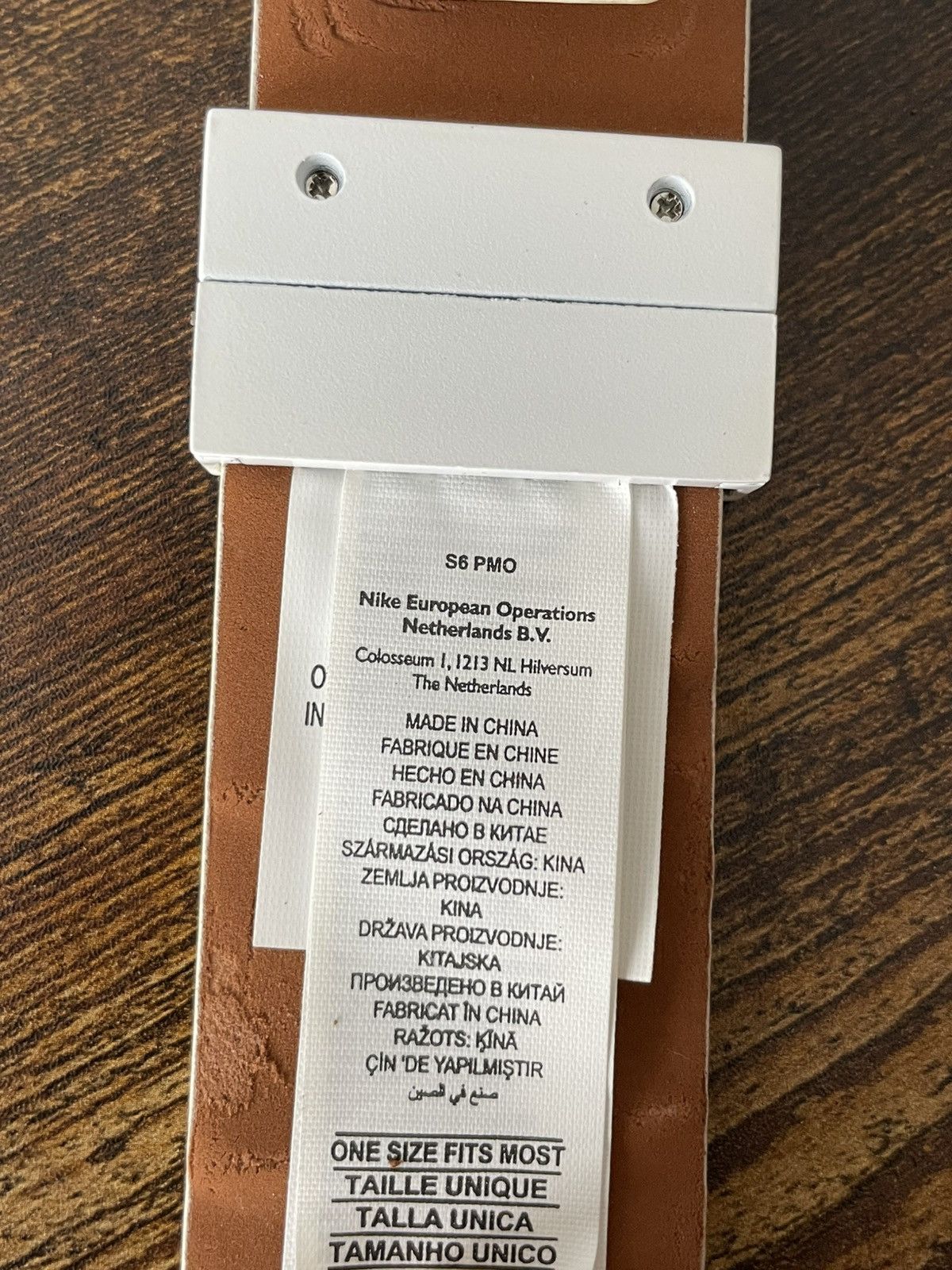 Nike Nike Y2K White Belt Leather Swoosh Logo RARE Size ONE SIZE - 4 Thumbnail