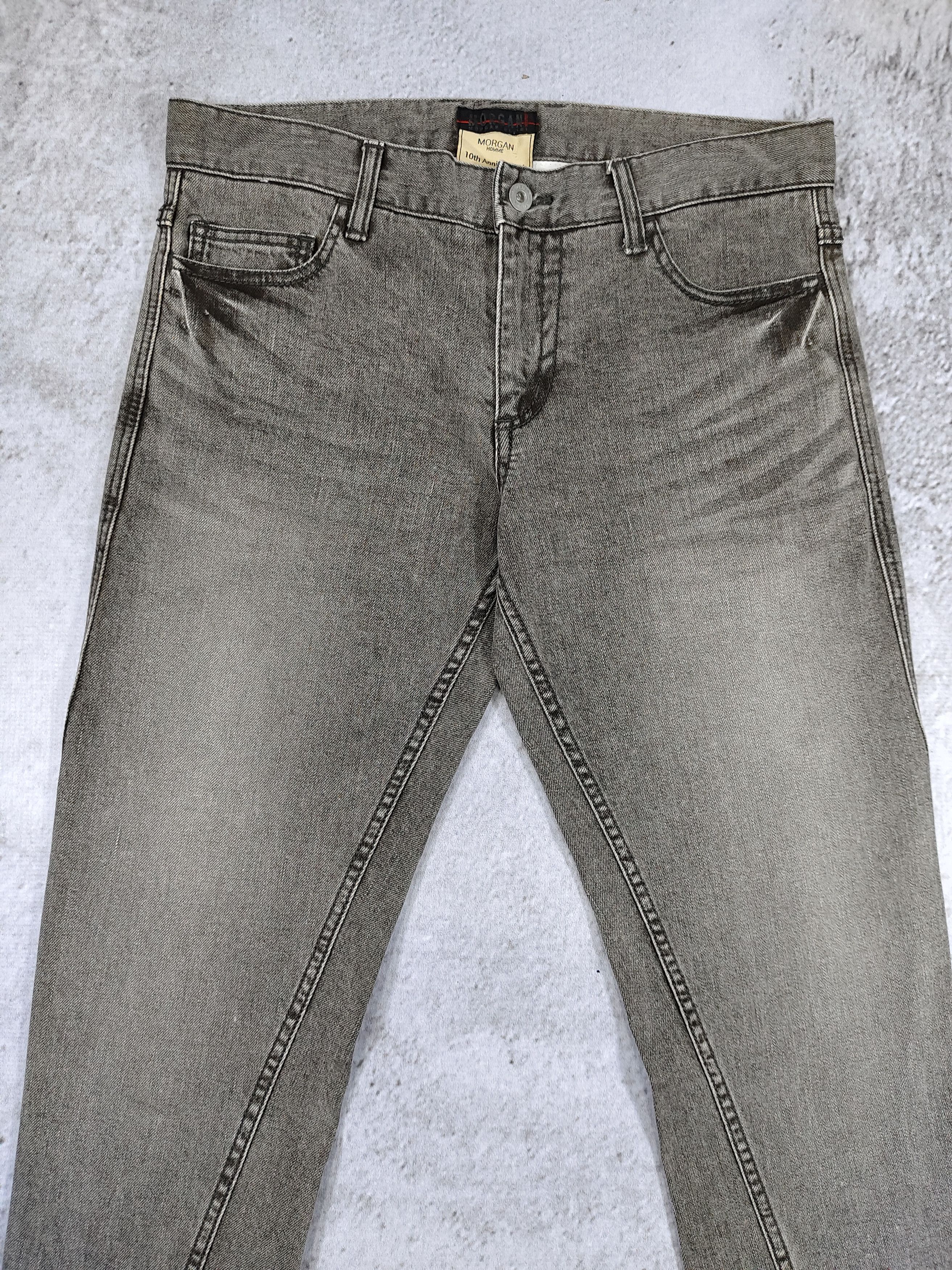 Morgan Homme Morgan Homme 10th Anniversary Archive Rock Slim Skinny Jeans Size US 34 / EU 50 - 2 Thumbnail