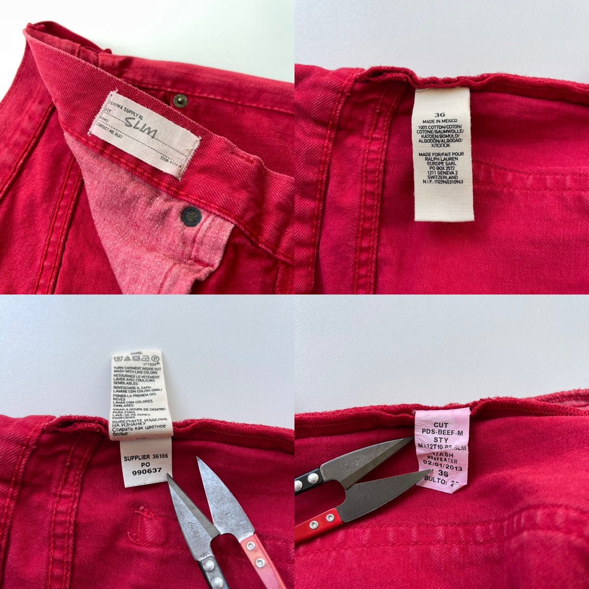 Denim & Supply Ralph Lauren × Polo Ralph Lauren × Ralph Lauren Ralph Lauren Denim & Supply Distressed Denim Slim Fit Shorts Size US 36 / EU 52 - 10 Thumbnail