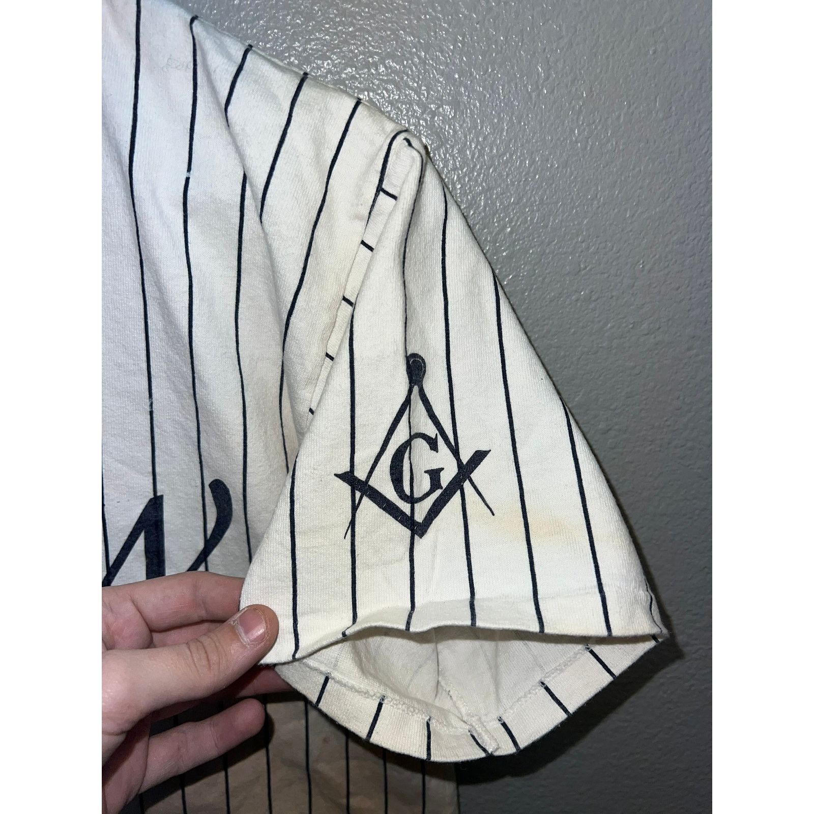 Vintage Vintage VFW Shirt Veterans Of Foreign War Pinstriped 90s M Size US M / EU 48-50 / 2 - 4 Thumbnail