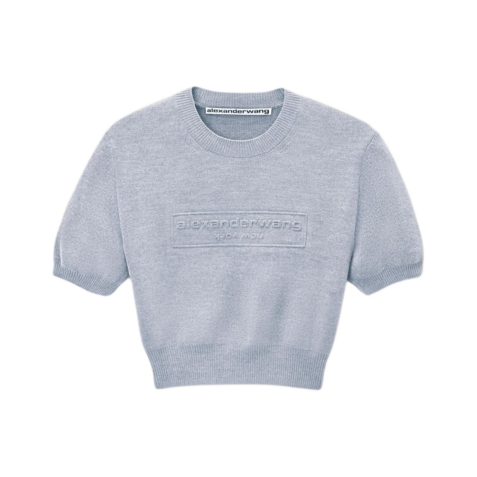 Alexander Wang Alexander Wang Logo Chenille Short Sleeve Top Size S Size S / US 4 / IT 40 - 1 Thumbnail