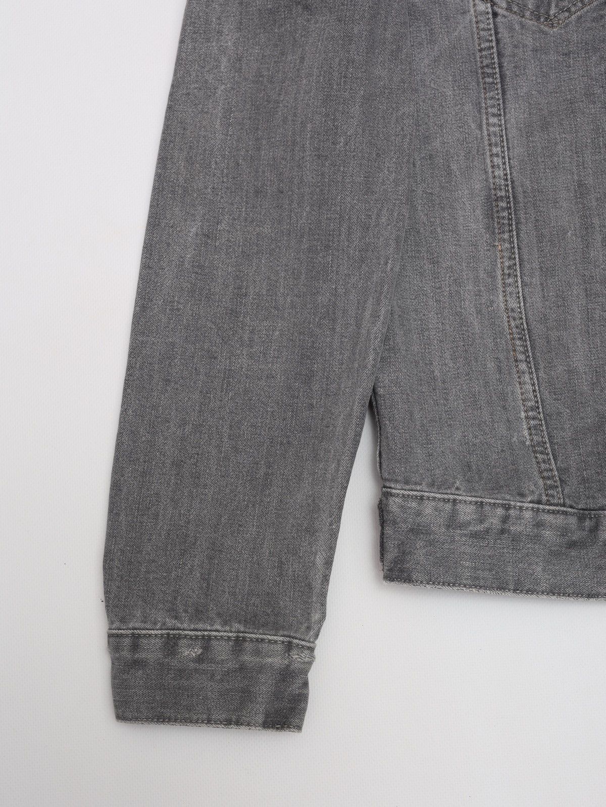 Allsaints Allsaints Keswick Denim Jacket Gray Distressed Style Size US S / EU 44-46 / 1 - 2 Thumbnail