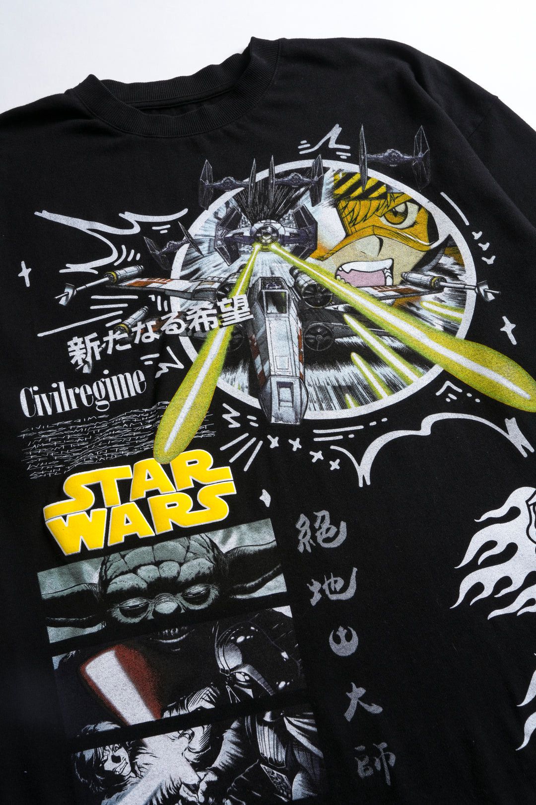 Civil Regime Luke Manga American Classic Oversized Tee in Black Size US L / EU 52-54 / 3 - 6 Thumbnail