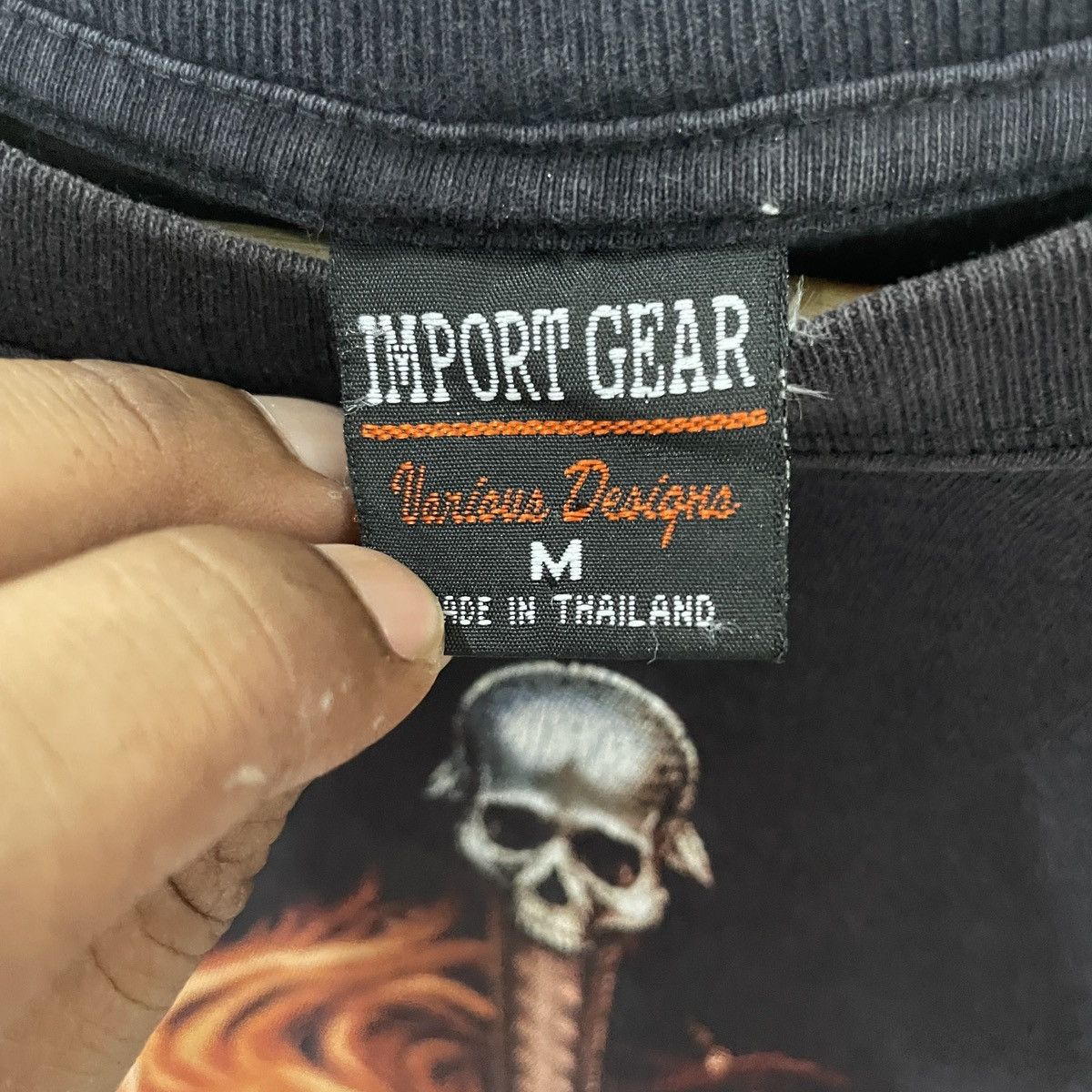 Band Tees Vintage Metal Forge Dead Fire Skull Roll Tee Size US S / EU 44-46 / 1 - 5 Thumbnail