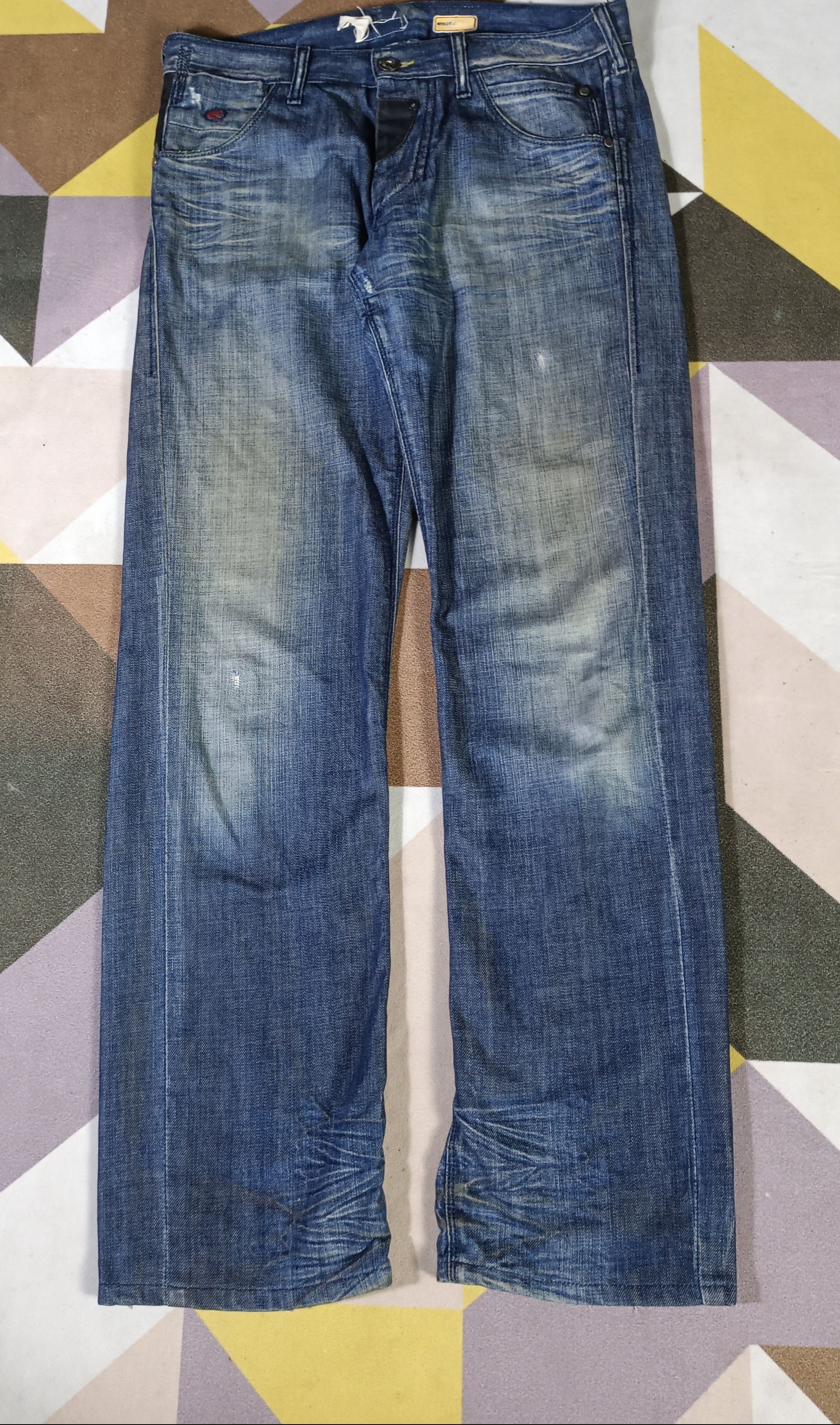 Energie RARE🔥 ENERGIE Algodon Baumwolle Denim Size US 34 / EU 50 - 2 Thumbnail