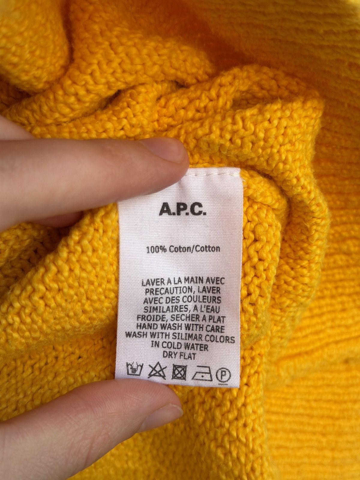 A.P.C. A.P.C. Knit Sweater Mens Size L Crew Neck Colorful Jumper Size US L / EU 52-54 / 3 - 10 Thumbnail
