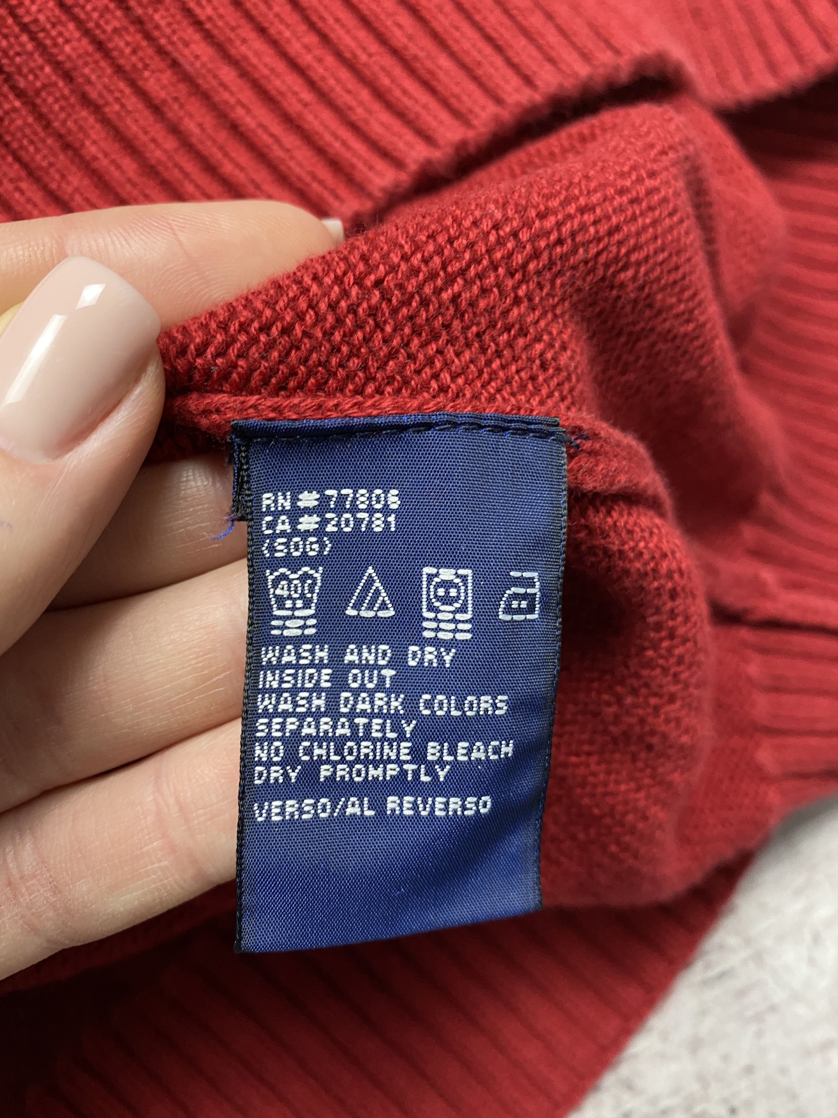 Tommy Hilfiger × Vintage Tommy Hilfiger Vintage Mens Knit Crew Neck Sweater Size US M / EU 48-50 / 2 - 5 Thumbnail