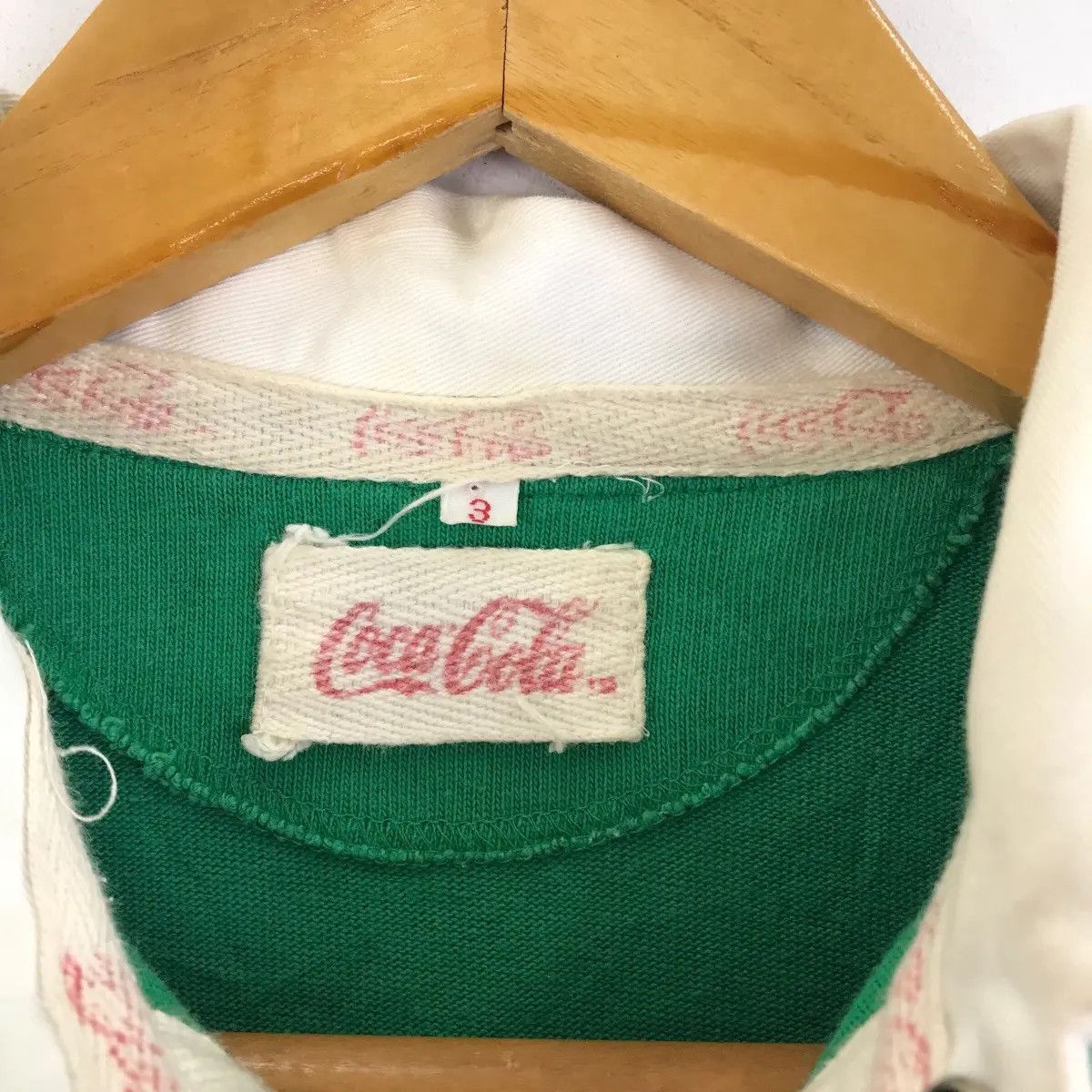 Coca Cola Vtg 1989 COCA COLA COKE Center Logo Rugby Polo Tee Shirt Size US S / EU 44-46 / 1 - 5 Thumbnail