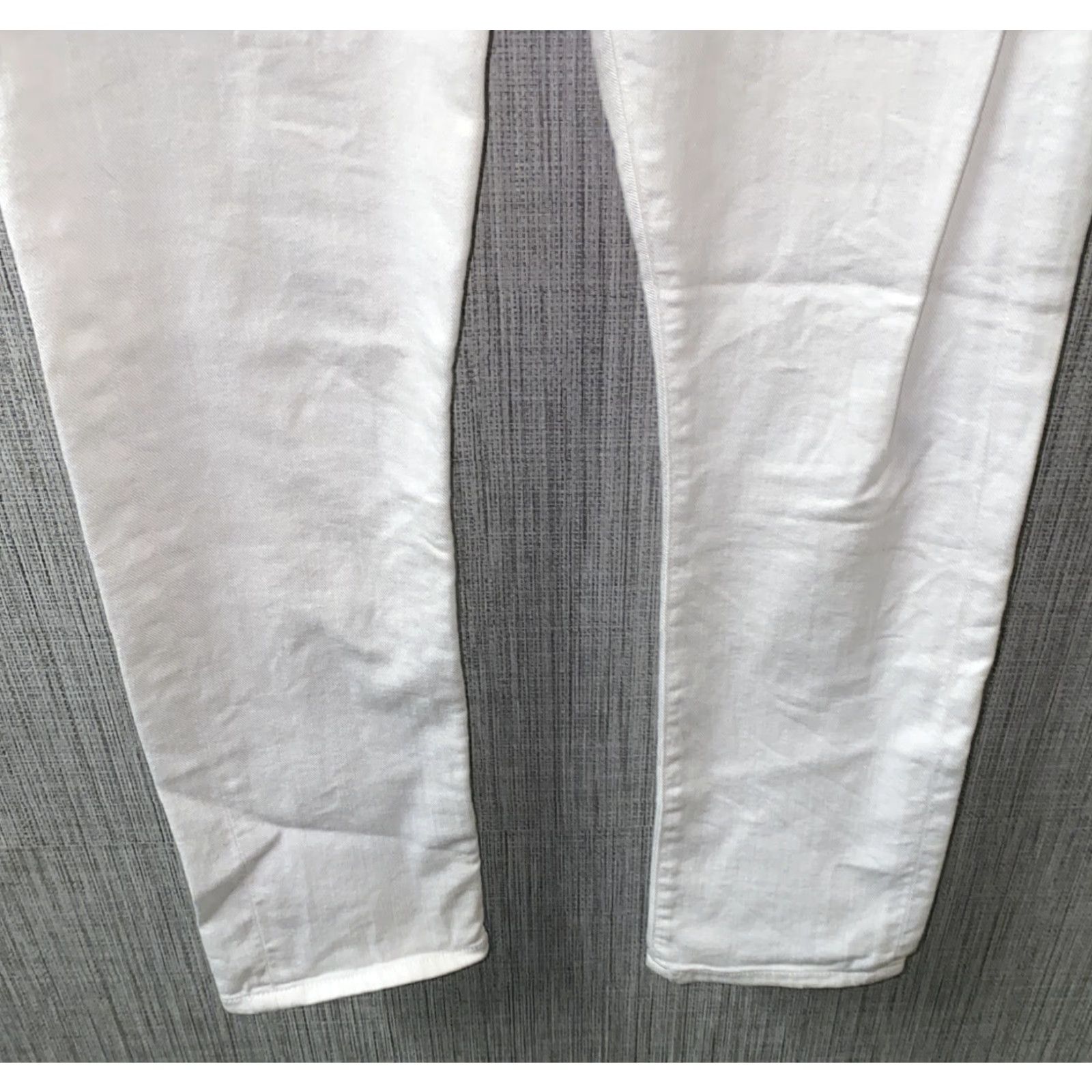 Citizens Of Humanity Citizens of Humanity Jeans Womens White Cotton Zip Fly Pants 27 (Actual 29 x 28) - Casual, Regular Size, Inseam 28, 2010s Era Size 27" / US 4 / IT 40 - 3 Thumbnail