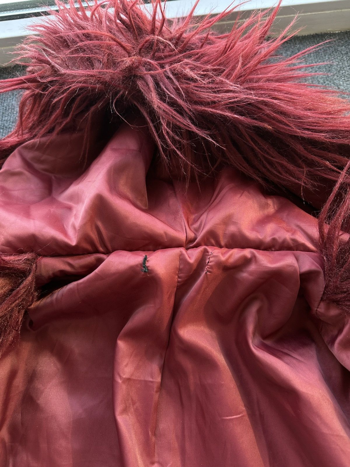 Other WMN LUXURY 🚨 FAUX FUR RED HOOD JACKET Y2K OPIUM LONG SLEEVE Size M / US 6-8 / IT 42-44 - 11 Thumbnail
