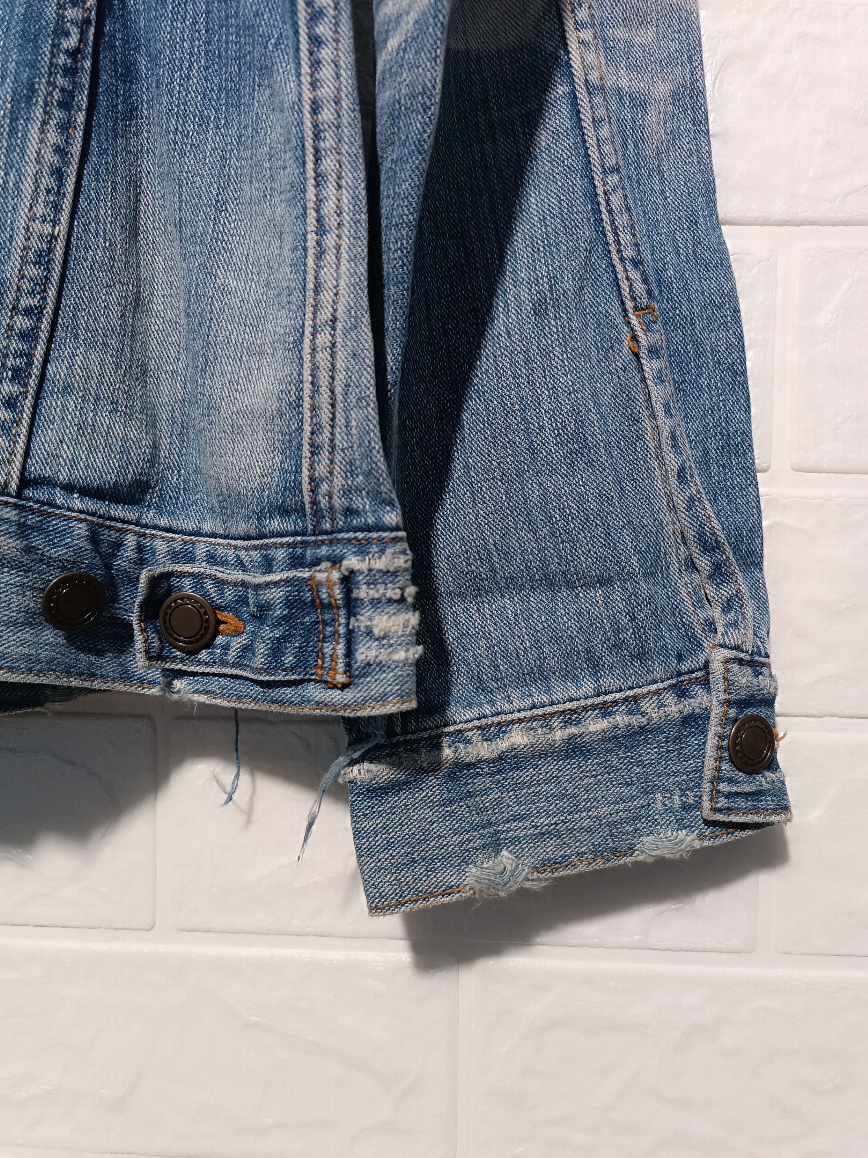 Japanese Brand Japanese Ripped Denim Jacket If Six Was Nine Style Size US M / EU 48-50 / 2 - 9 Thumbnail