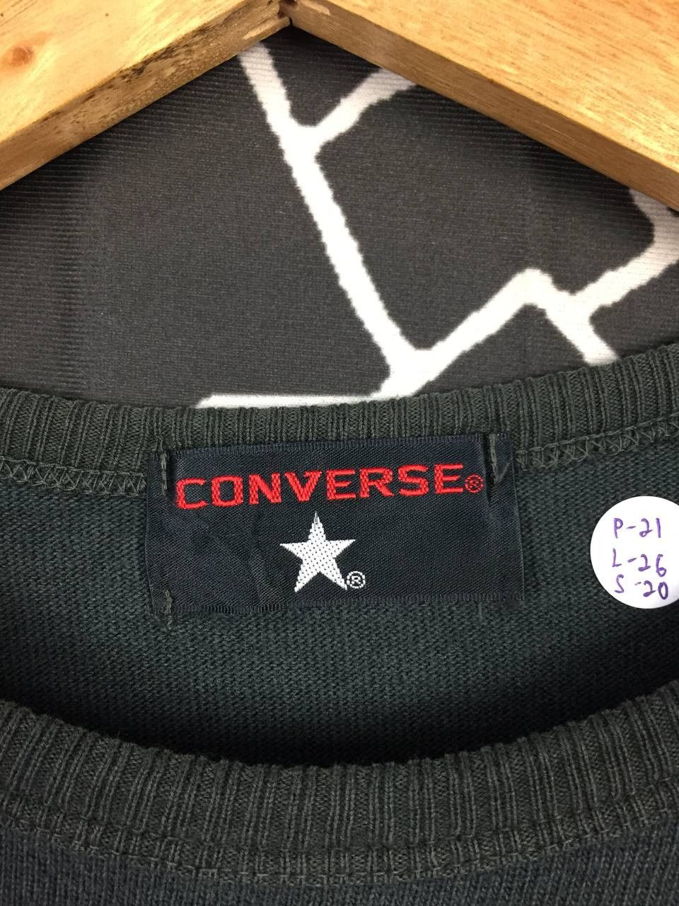 Converse × Vintage Vtg Converse All Star Symbol Of American Individuality Tee Size US L / EU 52-54 / 3 - 10 Thumbnail