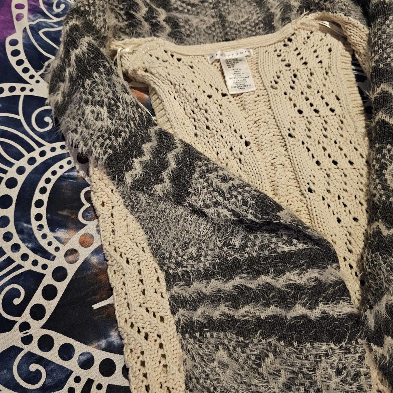 Designer Max Studio Kid's Grey and Cream Vest Size US M / EU 48-50 / 2 - 4 Thumbnail