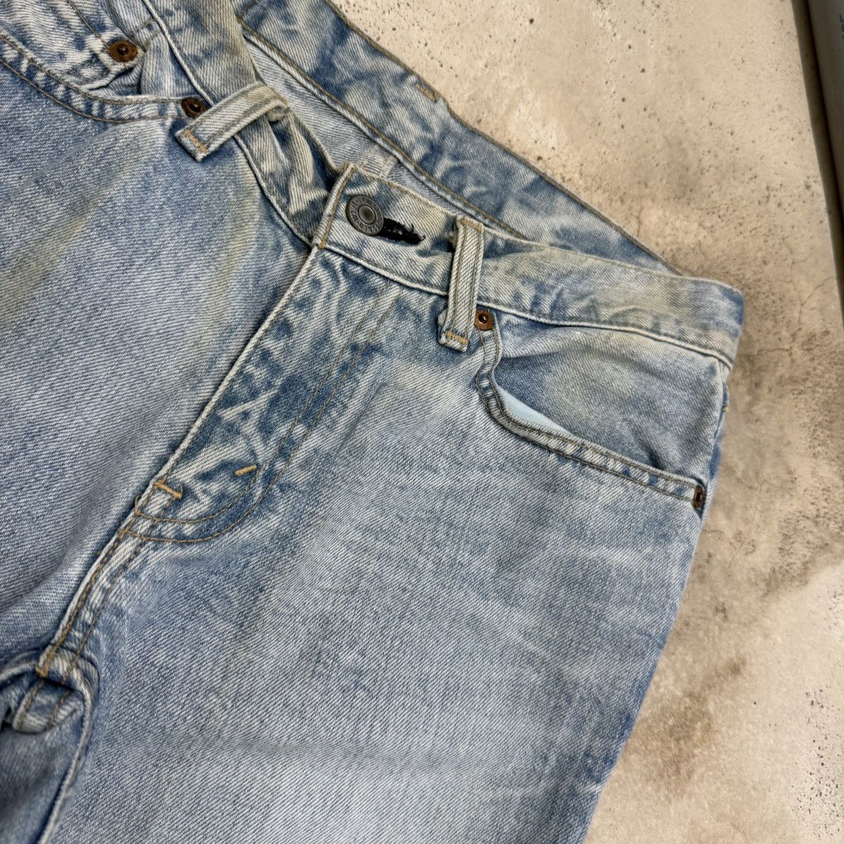 Levi's Vintage Y2K Levis W317 Flare Paints Designer Inspired Pants Size 30" / US 8 / IT 44 - 8 Thumbnail