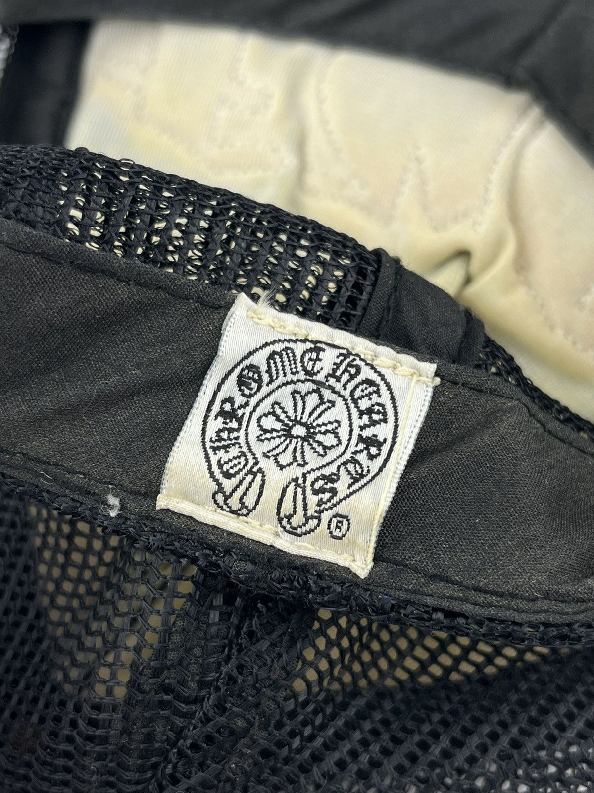 Chrome Hearts Chrome Hearts Fuck Leather Patch Black Trucker Hat Size ONE SIZE - 11 Thumbnail