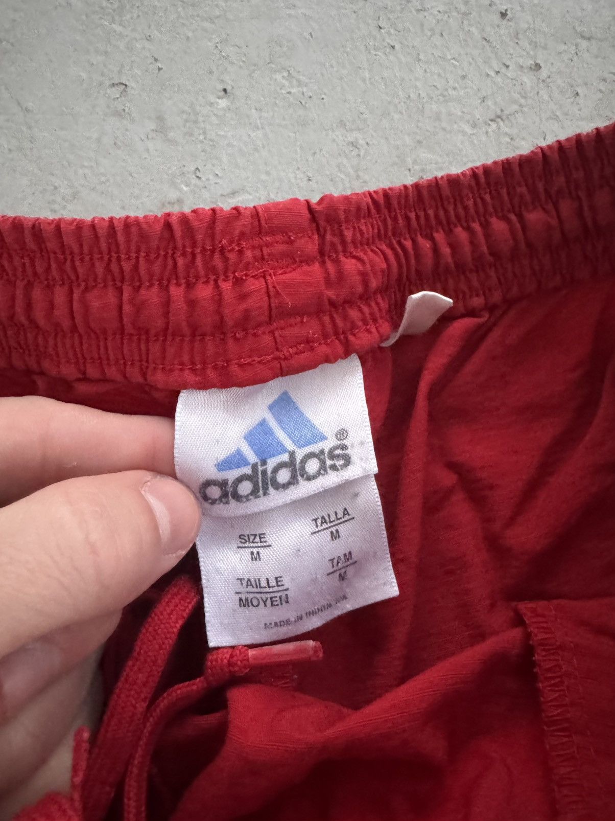 Adidas Vintage Adidas Red Essential Track Shorts Size US 30 / EU 46 - 6 Thumbnail