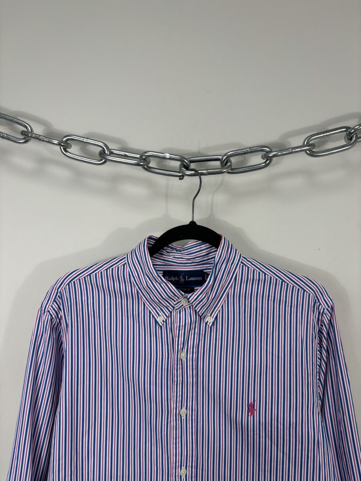 Ralph Lauren Ralph Lauren Vintage Striped Button Down Long Sleeve Shirt Size US L / EU 52-54 / 3 - 3 Thumbnail