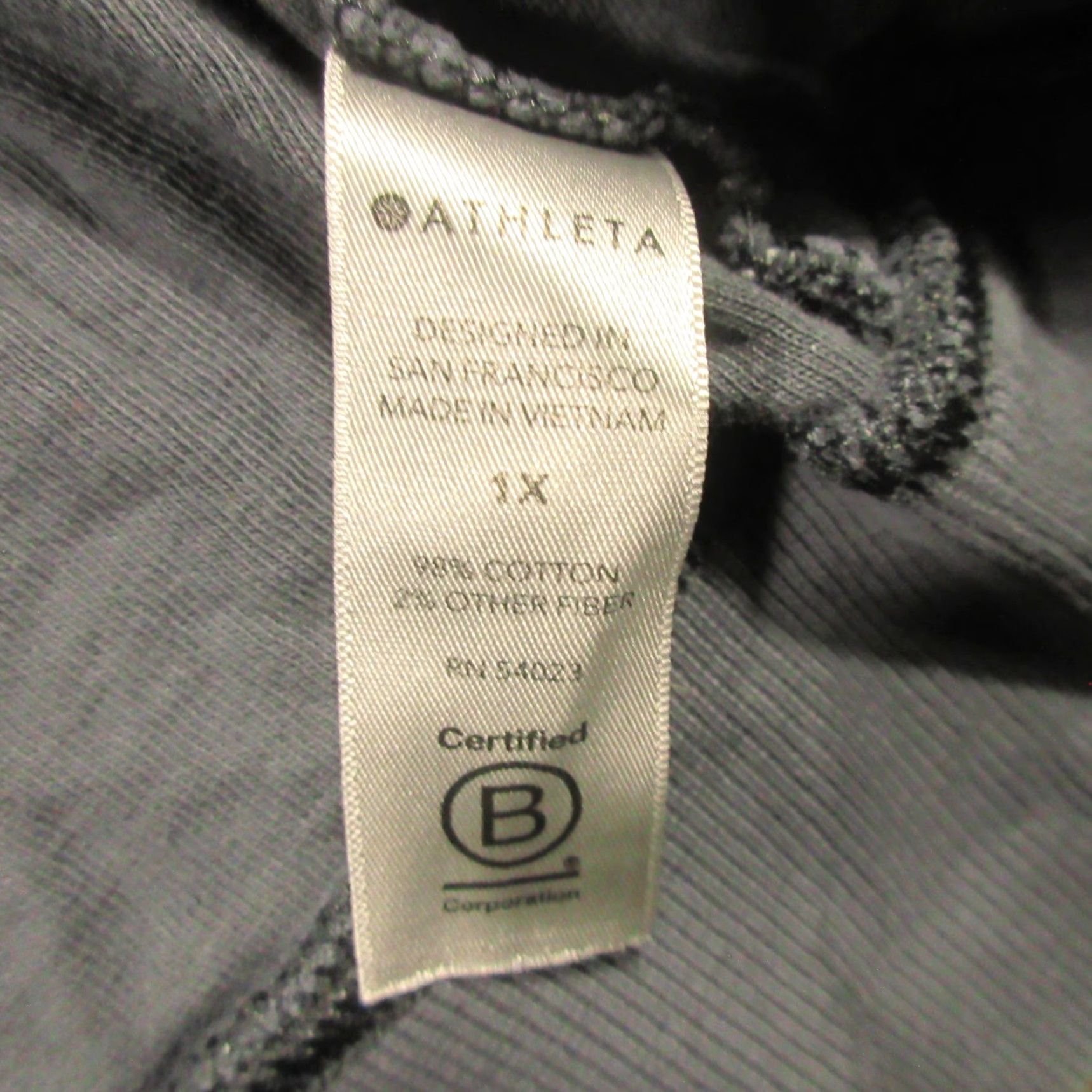 Athleta Athleta Hoodie Full Zip Women's 1X Gray Mickey Mouse Disney Athletic Stretch Cotton Size XL / US 12-14 / IT 48-50 - 7 Thumbnail