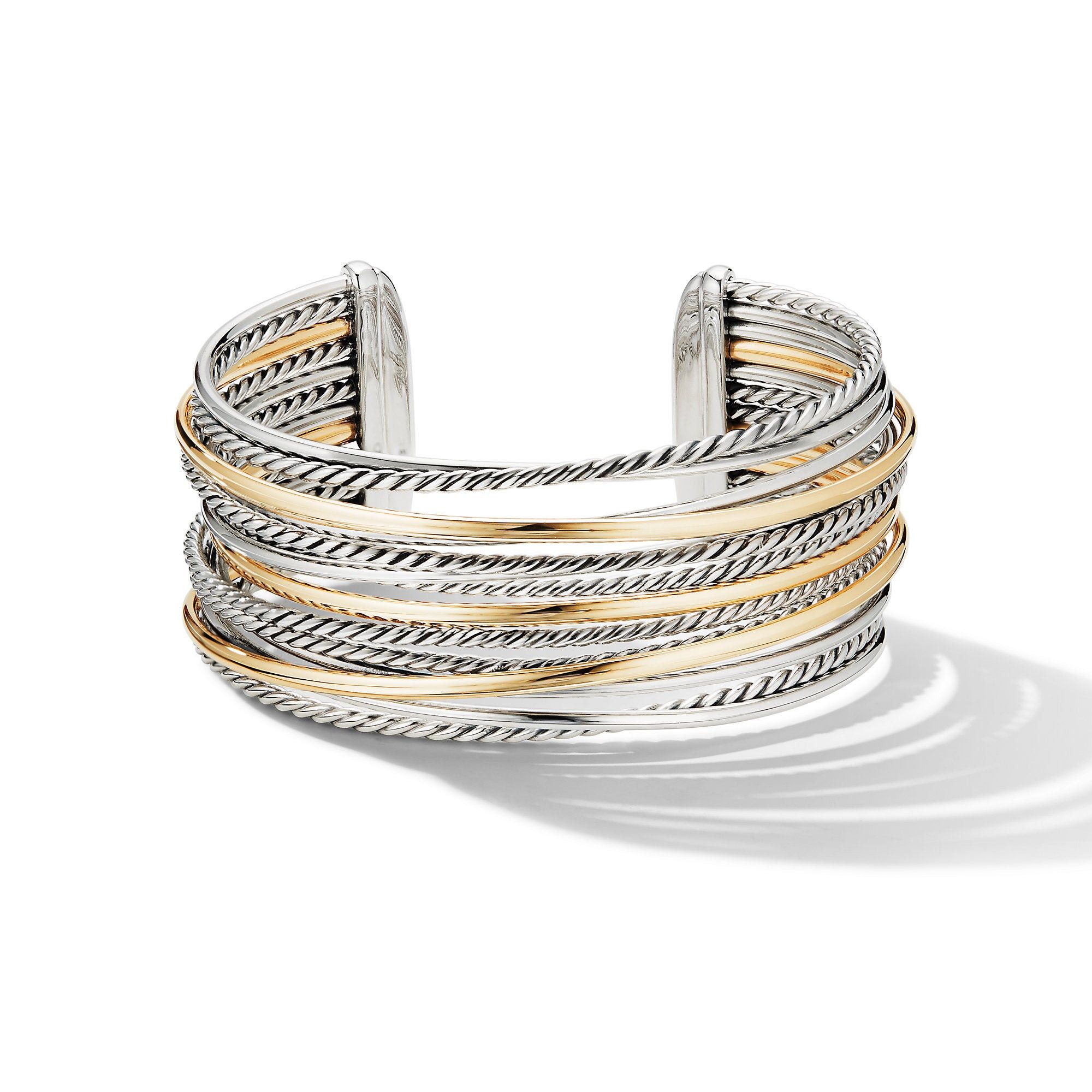 David Yurman o1w1db11025 B14609 Crossover Cuff Bracelet in Silver Size ONE SIZE - 2 Thumbnail