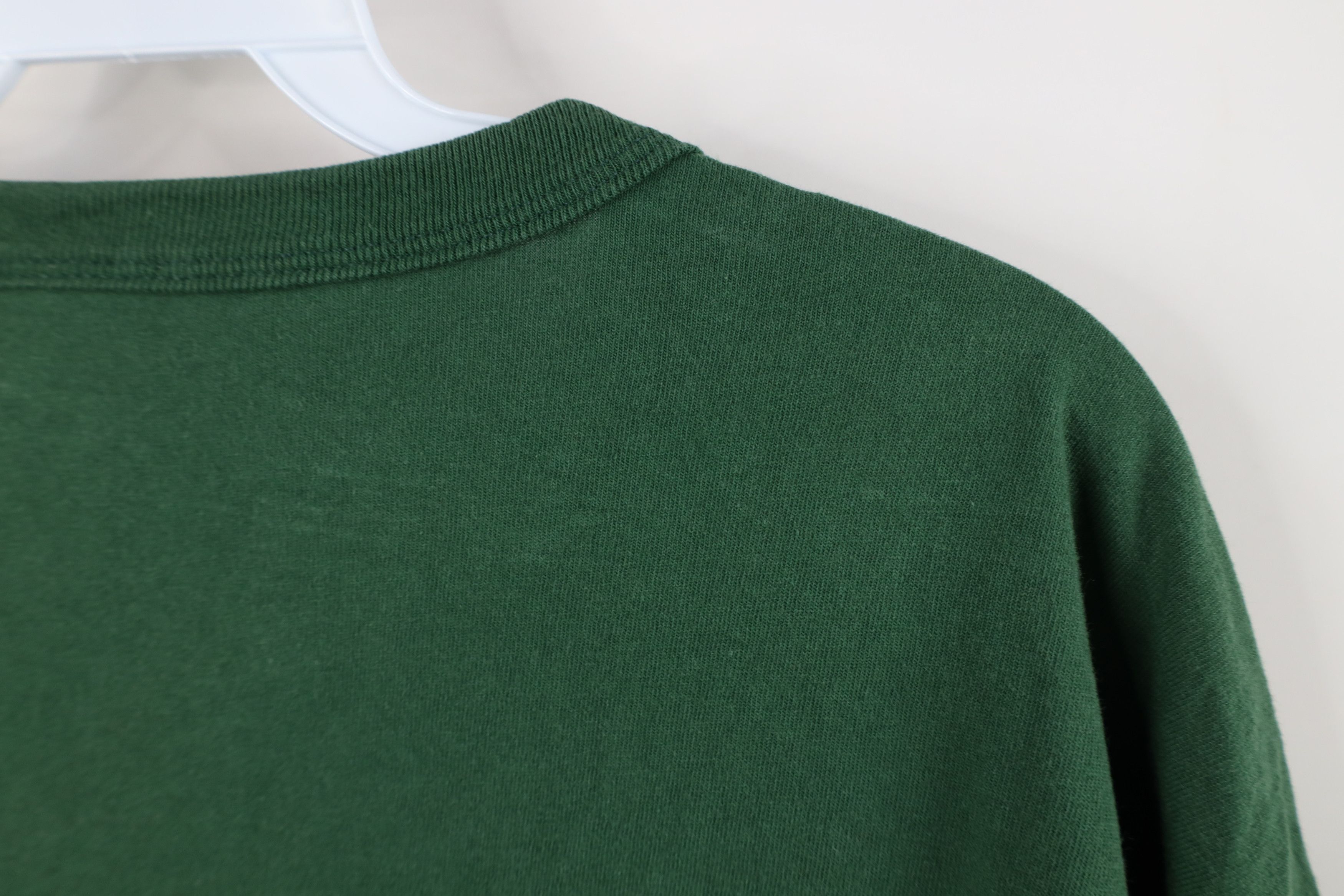 Vintage Vintage 90s Streetwear Cotton Short Sleeve T-Shirt Green Size US XXL / EU 58 / 5 - 8 Thumbnail