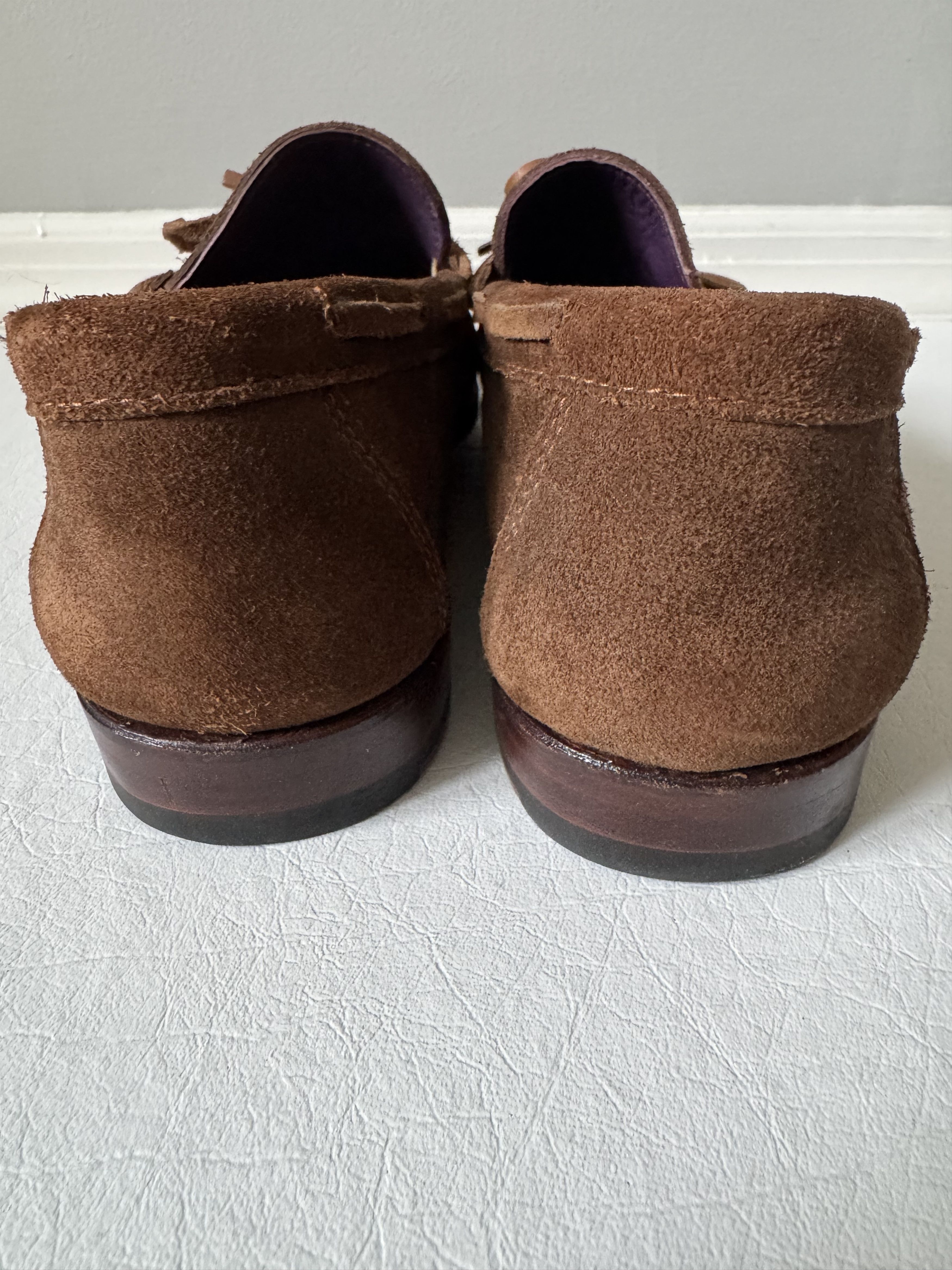 Carmina Carmina Suede Loafers Size US 7.5 / EU 40-41 - 5 Thumbnail