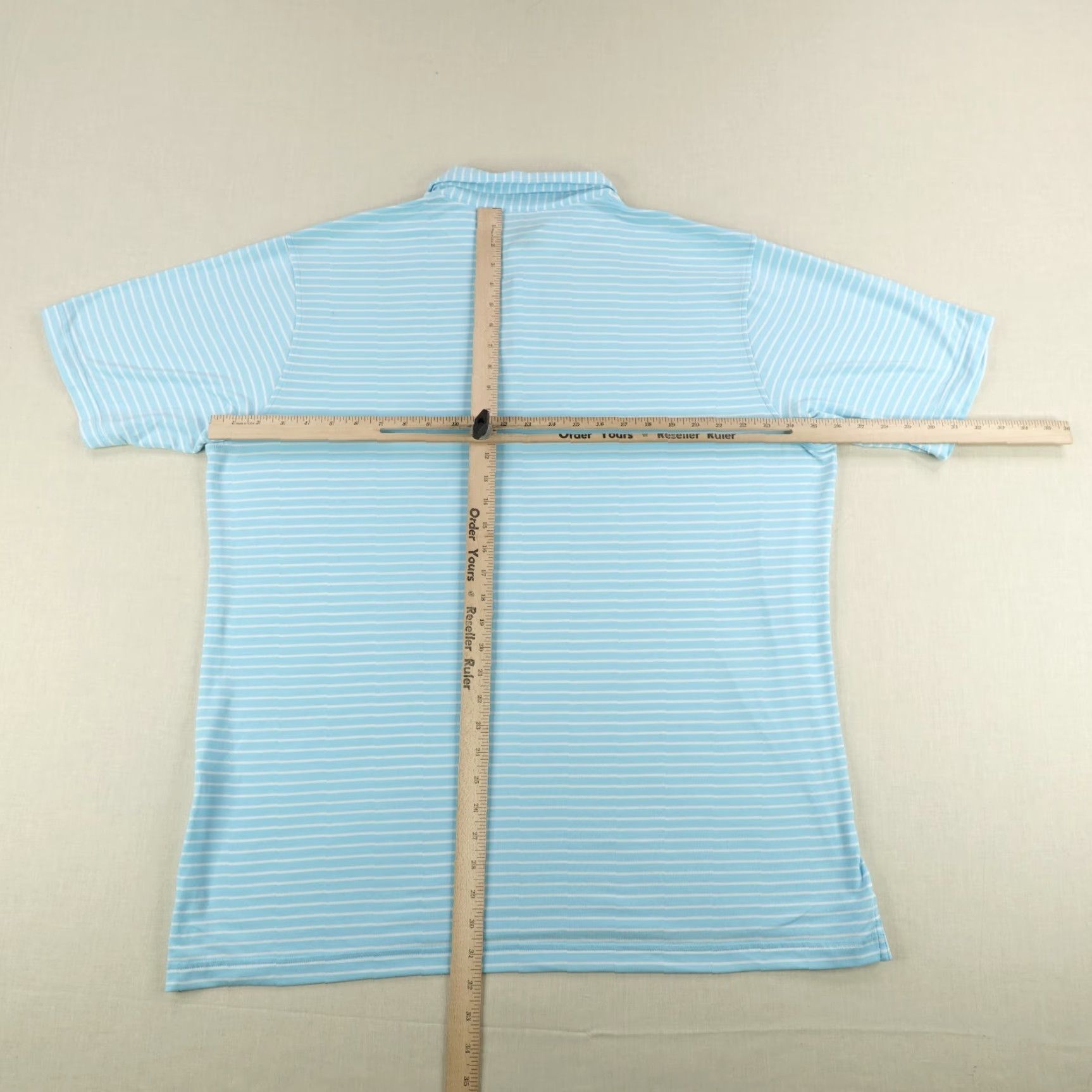 Peter Millar Peter Millar Polo Shirt Mens XL Blue White Stripes Polo Shirt Golf Beache Outdoor Preppy Sports XL Mens Blue Size US XL / EU 56 / 4 - 6 Thumbnail