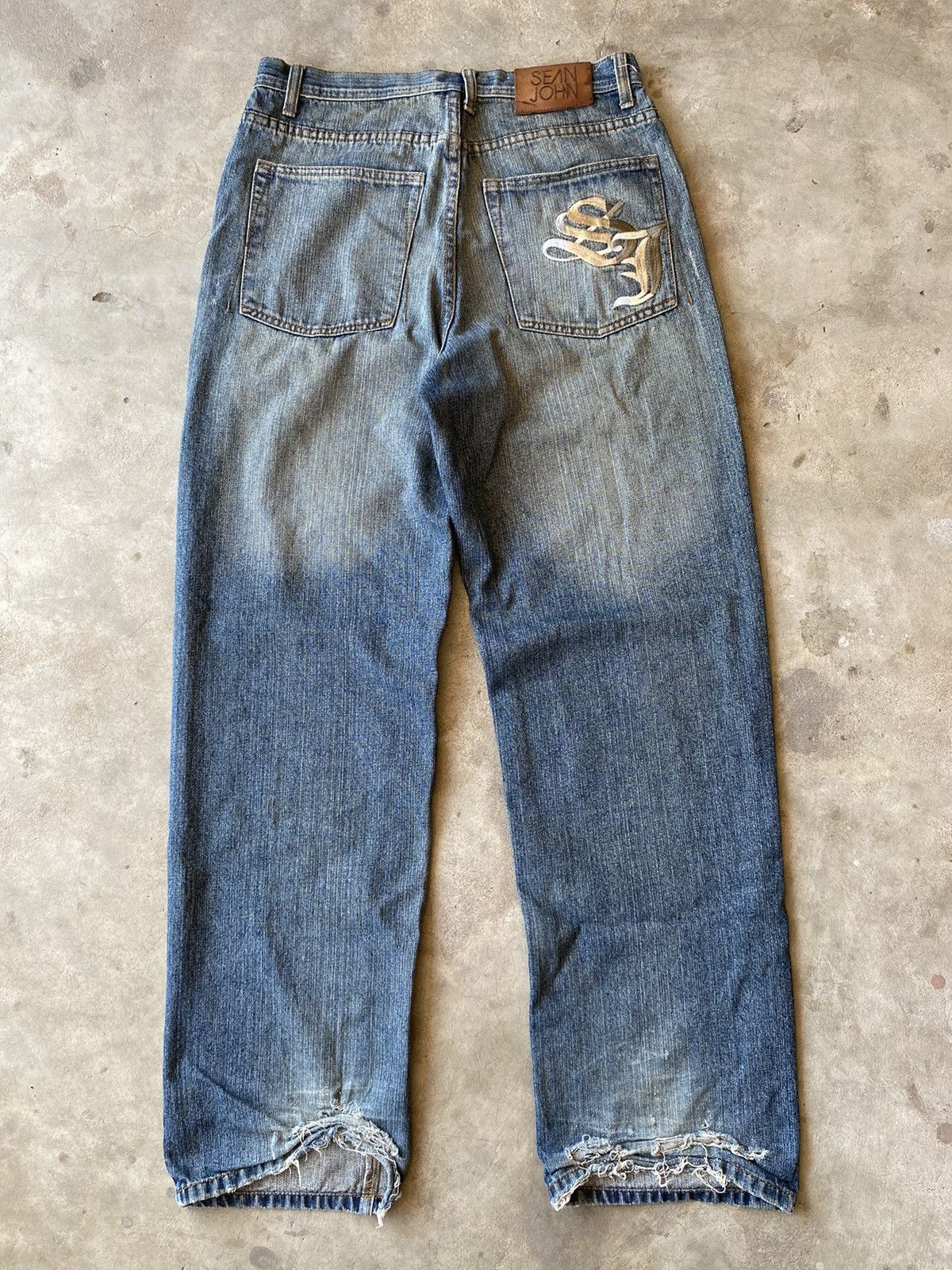 Beauty Beast × If Six Was Nine × Sean John y2k sean john jeans pant embroidery Size US 32 / EU 48 - 1 Thumbnail
