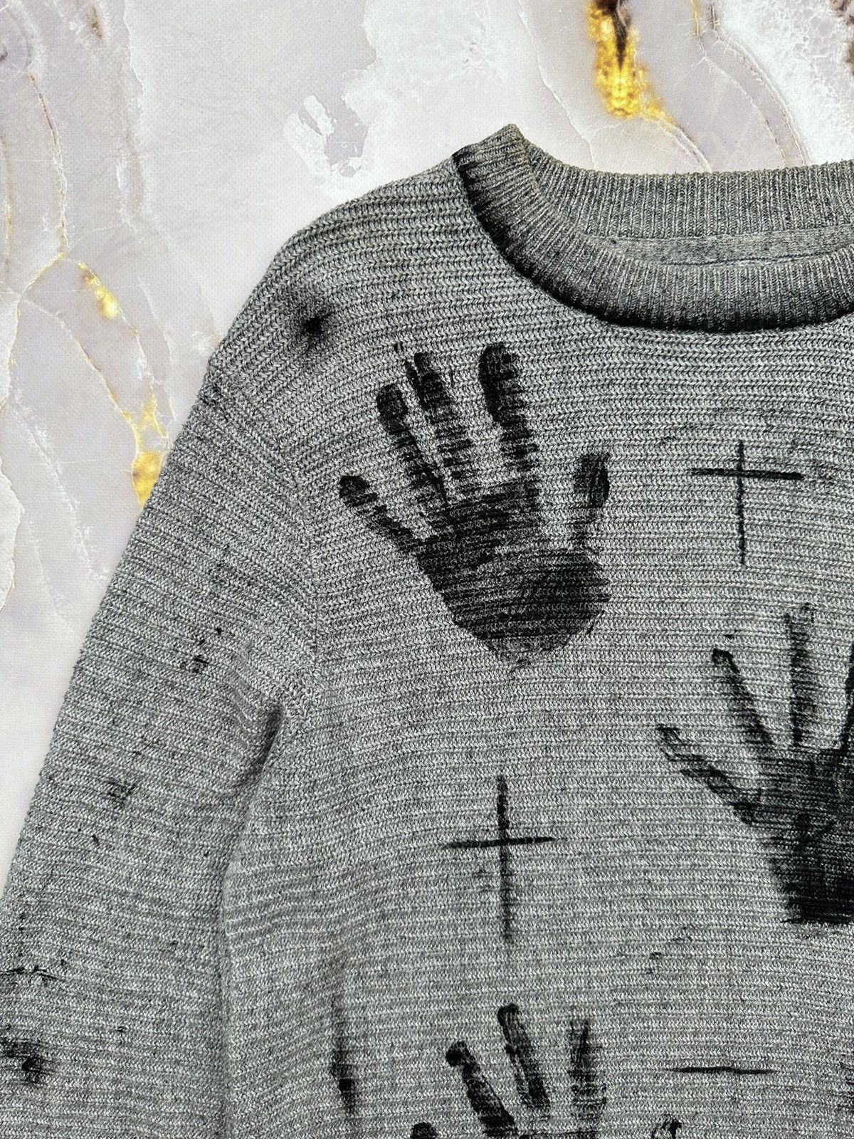 Vintage Knit Painted Sweater