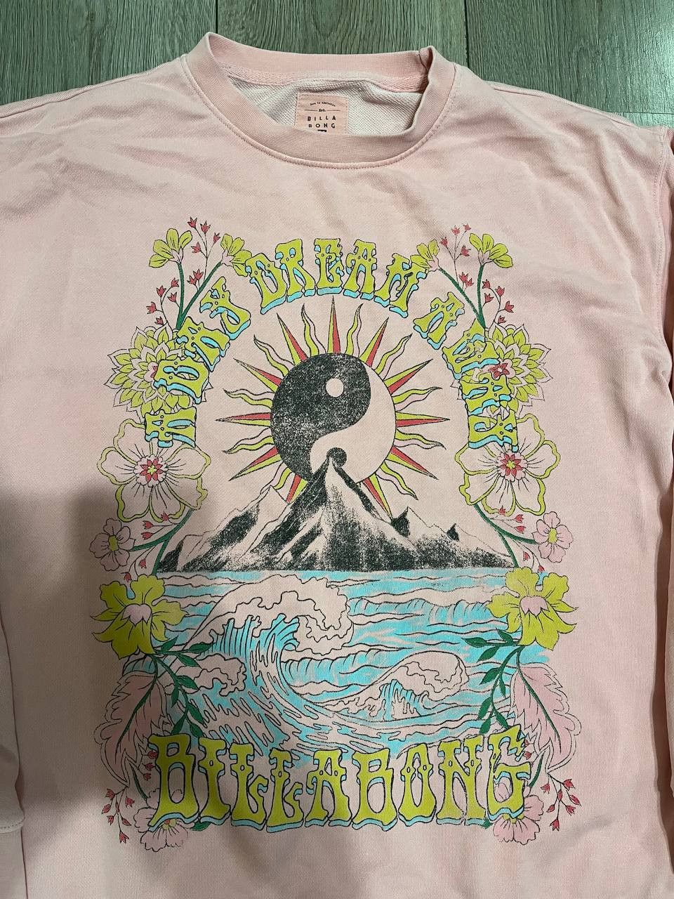 Billabong × Vintage Rare Vintage Billabong Sweatshirt Pink Size S Size S / US 4 / IT 40 - 3 Thumbnail