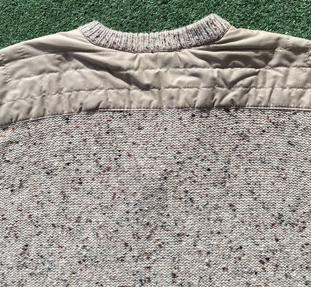 Vintage Vintage 80’s Brittania Knit Confetti Elbow Patches Sweater Size US S / EU 44-46 / 1 - 8 Thumbnail