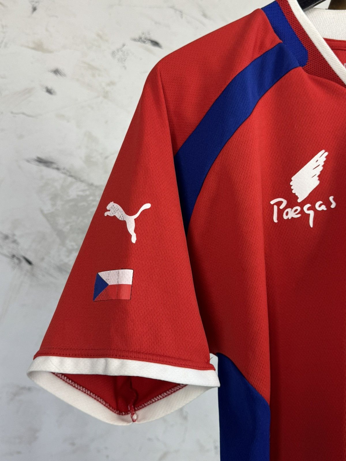 Puma Vintage 2000 - 2002 Puma Czech Jersey Shirt Size L - XL Size US XL / EU 56 / 4 - 4 Thumbnail