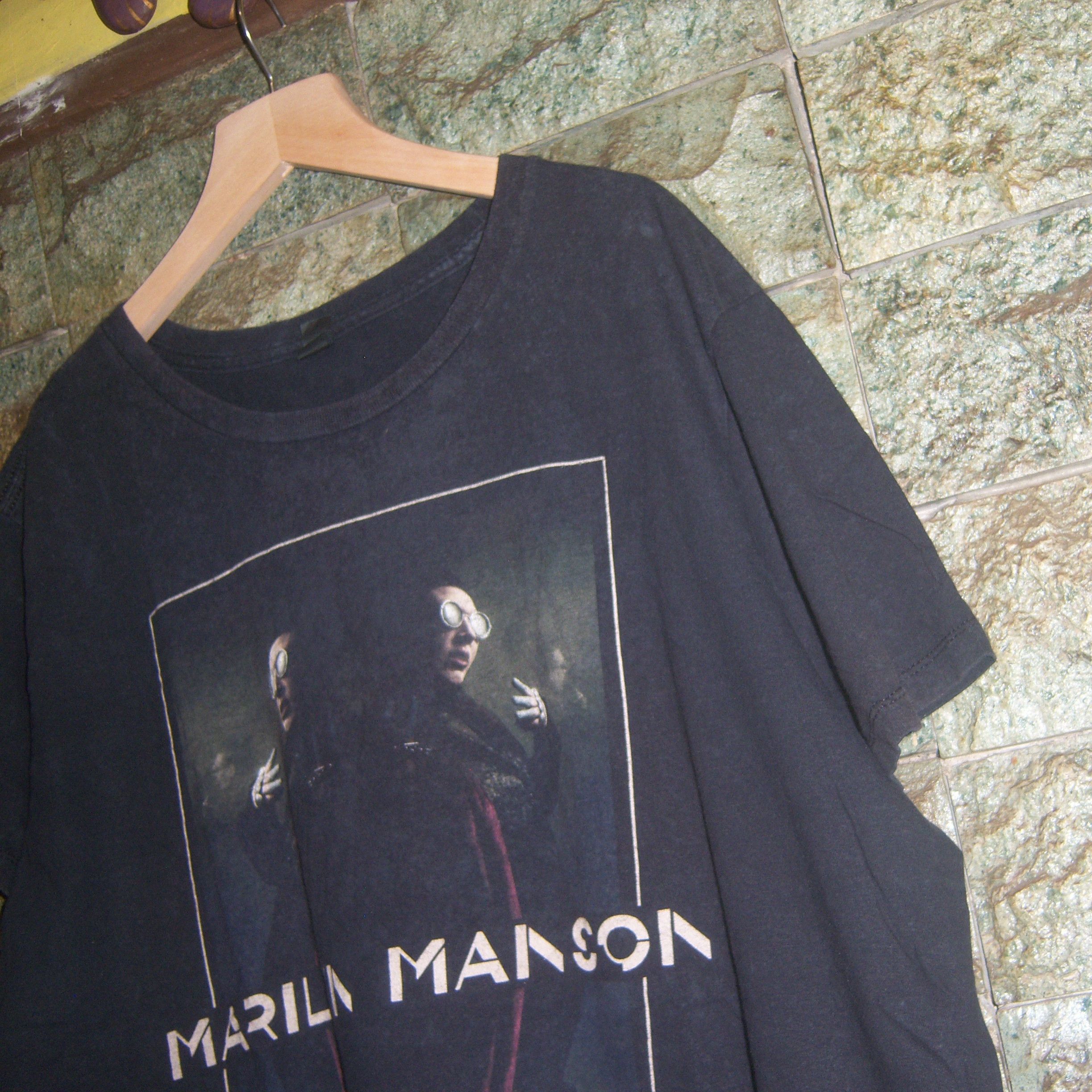 Band Tees × Marilyn Manson Marilyn Manson T shirtb Size US XL / EU 56 / 4 - 4 Thumbnail
